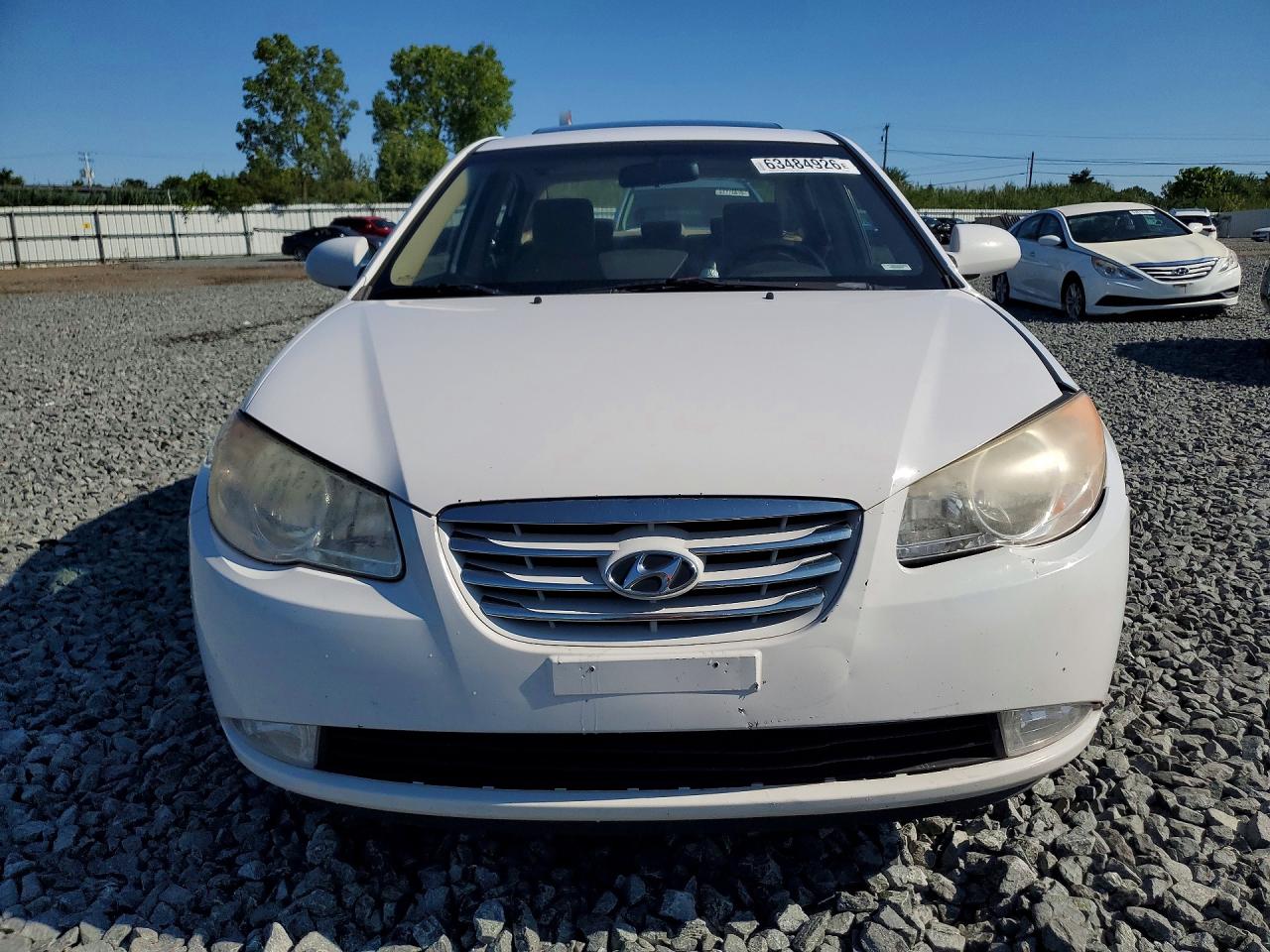 2010 Hyundai Elantra Gls White vin: KMHDU4AD2AU065064