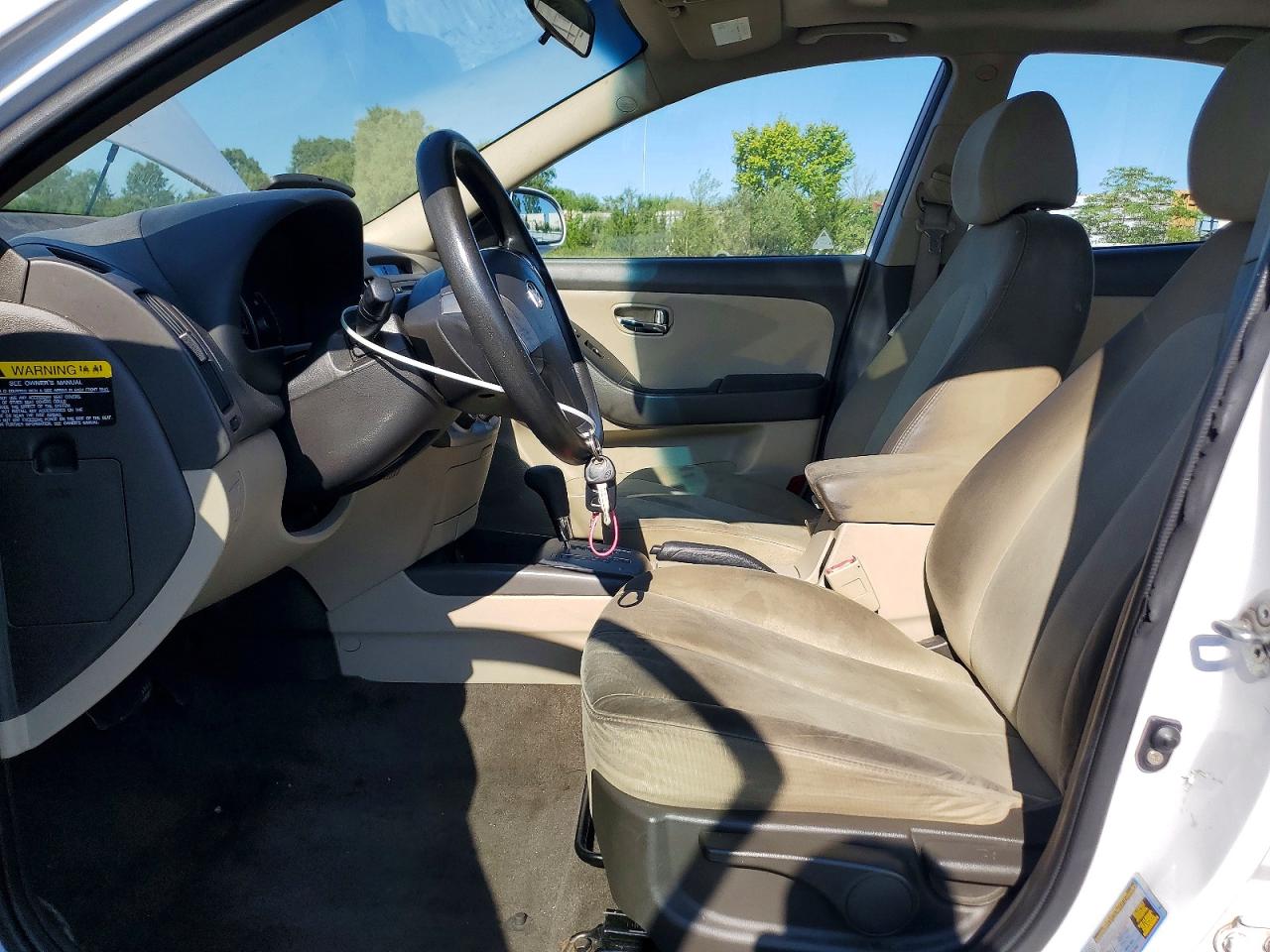 2010 Hyundai Elantra Gls White vin: KMHDU4AD2AU065064