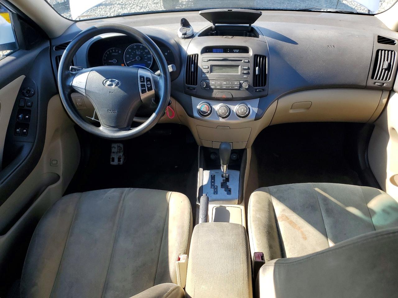2010 Hyundai Elantra Gls White vin: KMHDU4AD2AU065064