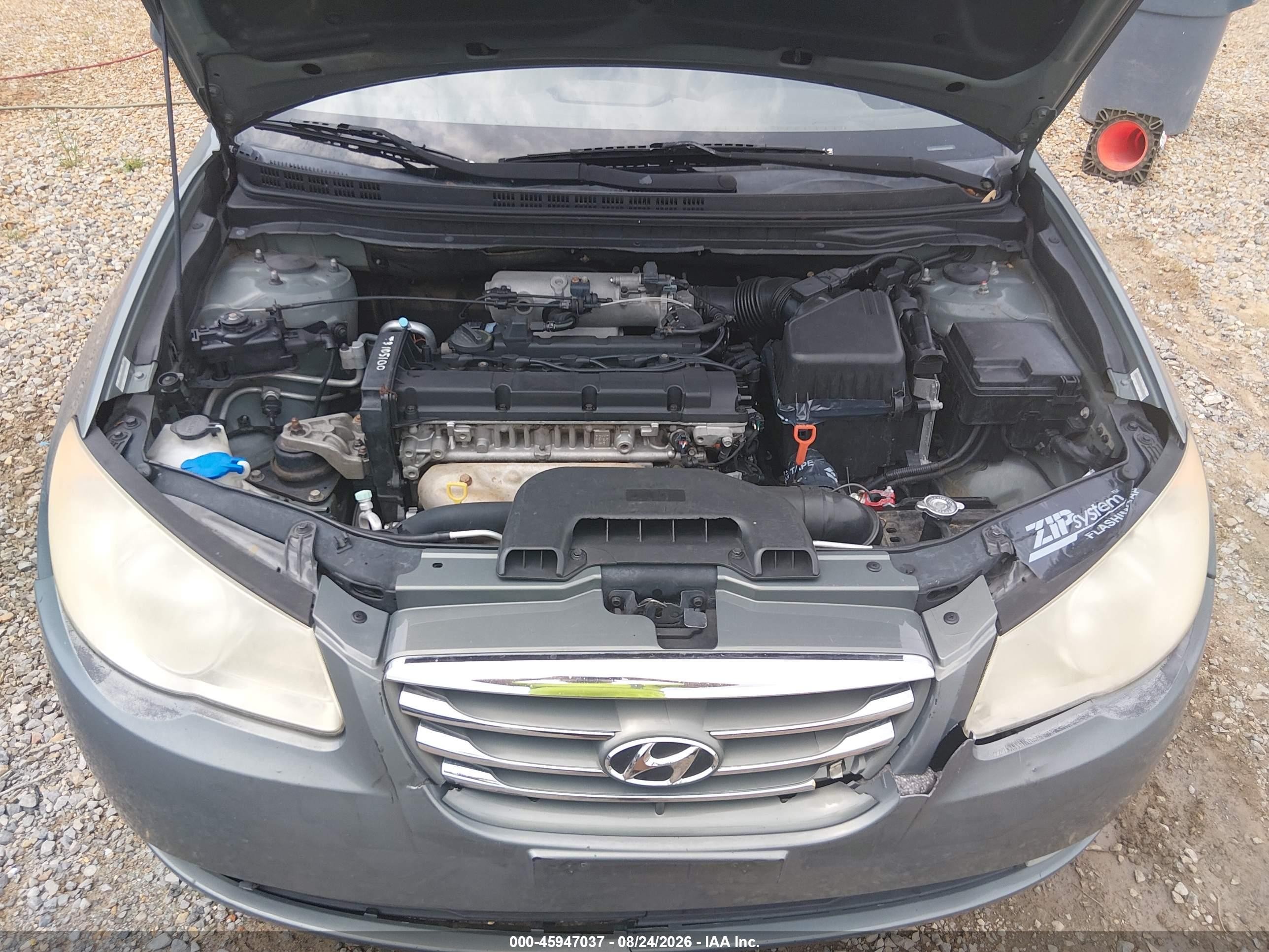 2010 Hyundai Elantra Gls Red vin: KMHDU4AD2AU074265