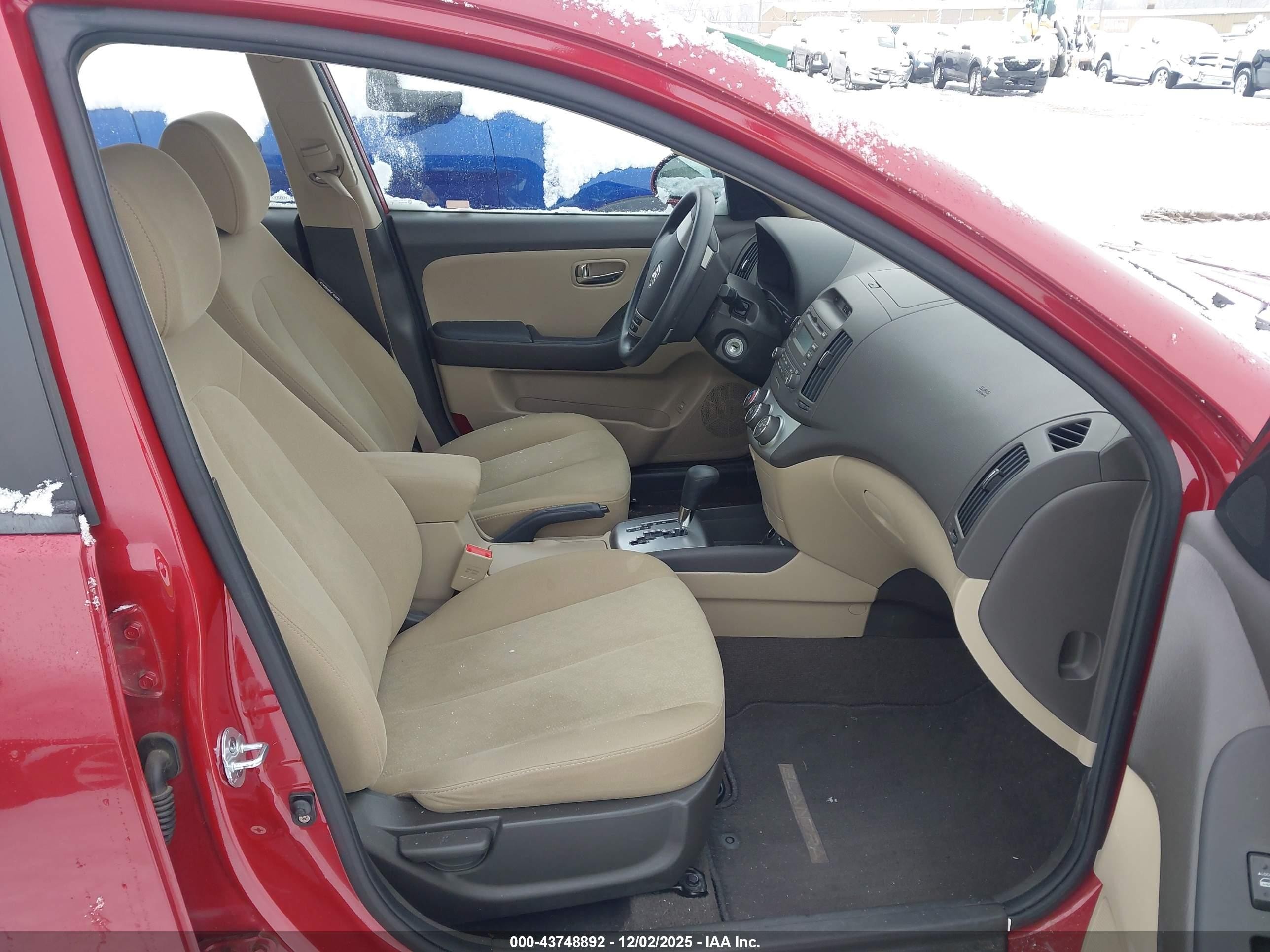2010 Hyundai Elantra Gls Красный vin: KMHDU4AD2AU099117