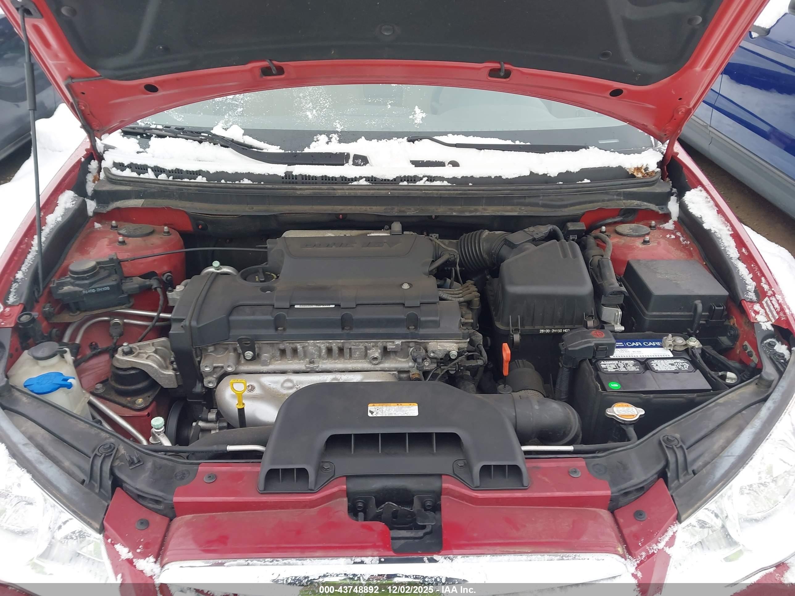 2010 Hyundai Elantra Gls Красный vin: KMHDU4AD2AU099117