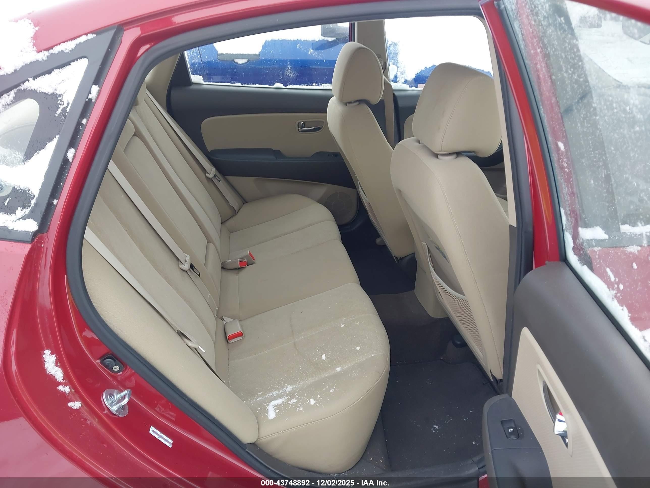 2010 Hyundai Elantra Gls Красный vin: KMHDU4AD2AU099117