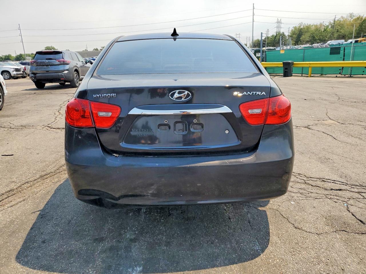 2010 Hyundai Elantra Gls Black vin: KMHDU4AD2AU110004