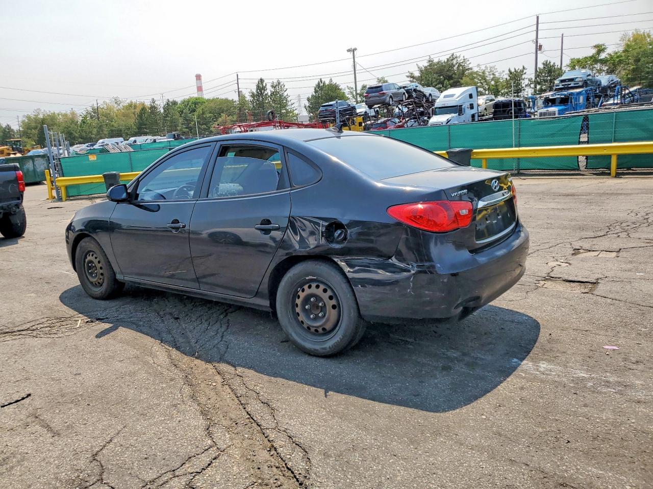 2010 Hyundai Elantra Gls Black vin: KMHDU4AD2AU110004