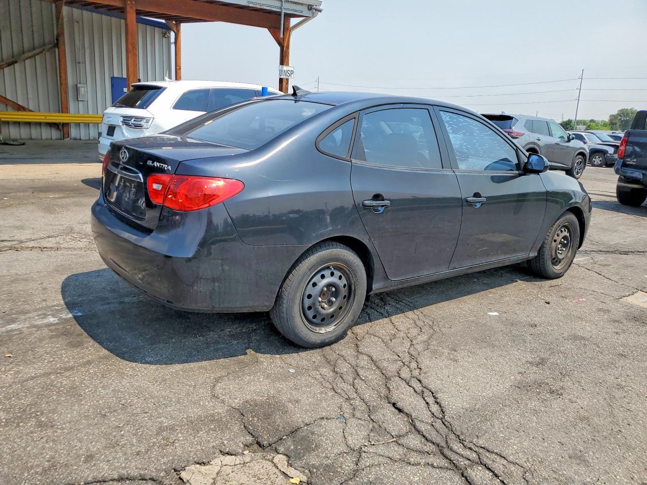 2010 Hyundai Elantra Gls Black vin: KMHDU4AD2AU110004