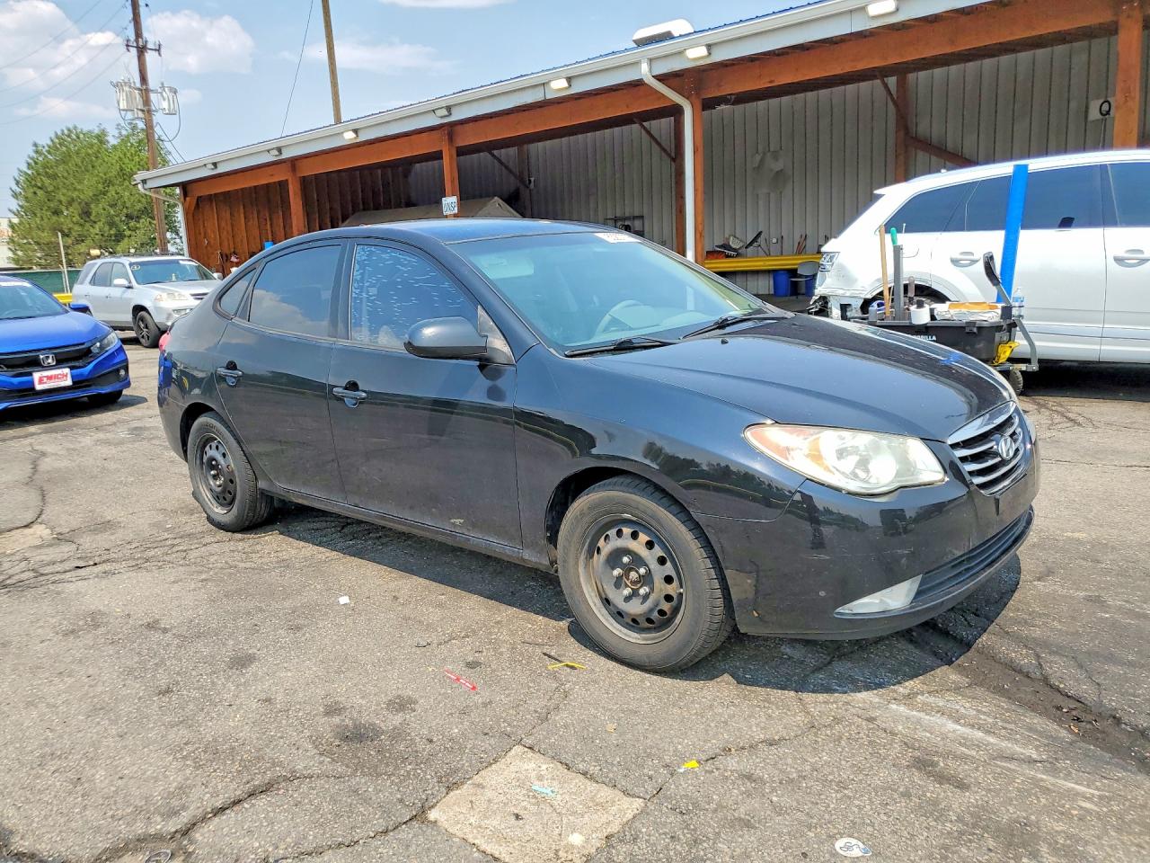 2010 Hyundai Elantra Gls Black vin: KMHDU4AD2AU110004