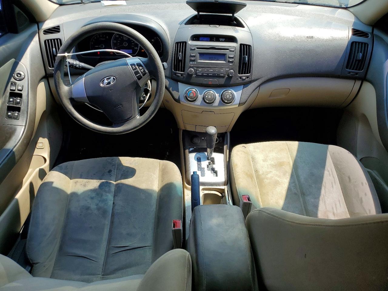 2010 Hyundai Elantra Gls Black vin: KMHDU4AD2AU110004