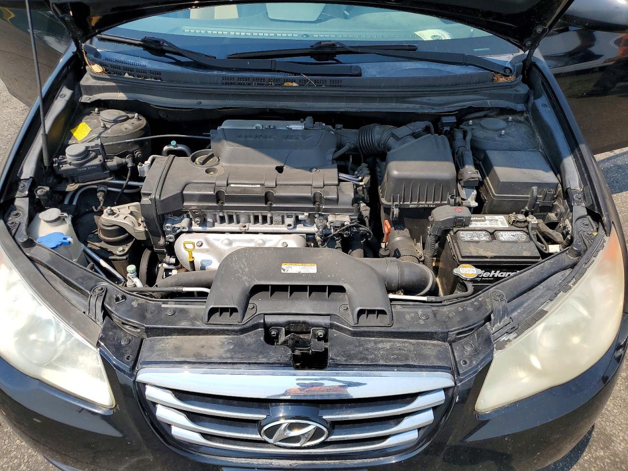 2010 Hyundai Elantra Gls Black vin: KMHDU4AD2AU110004