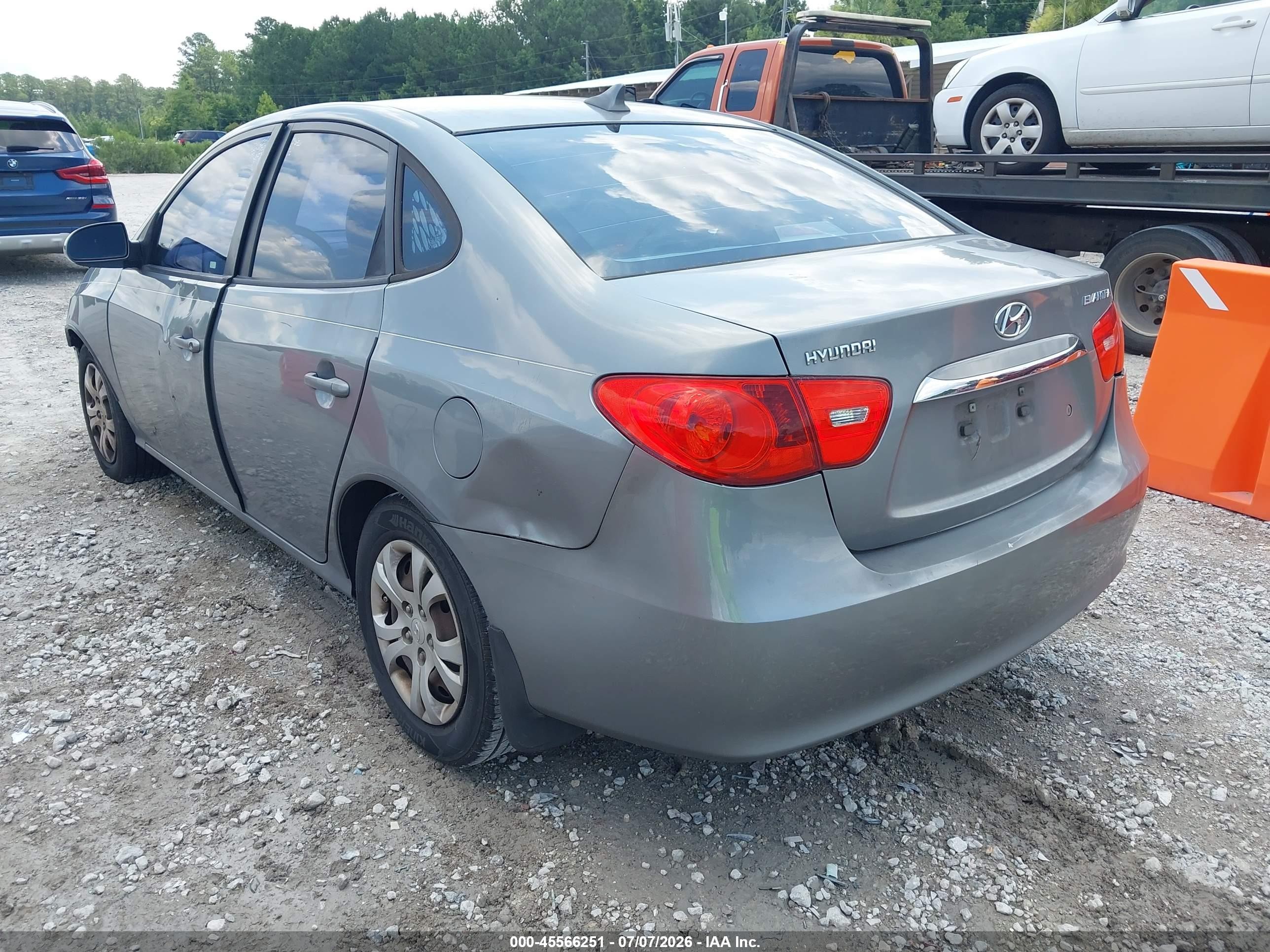 2010 Hyundai Elantra Gls Gray vin: KMHDU4AD2AU114070