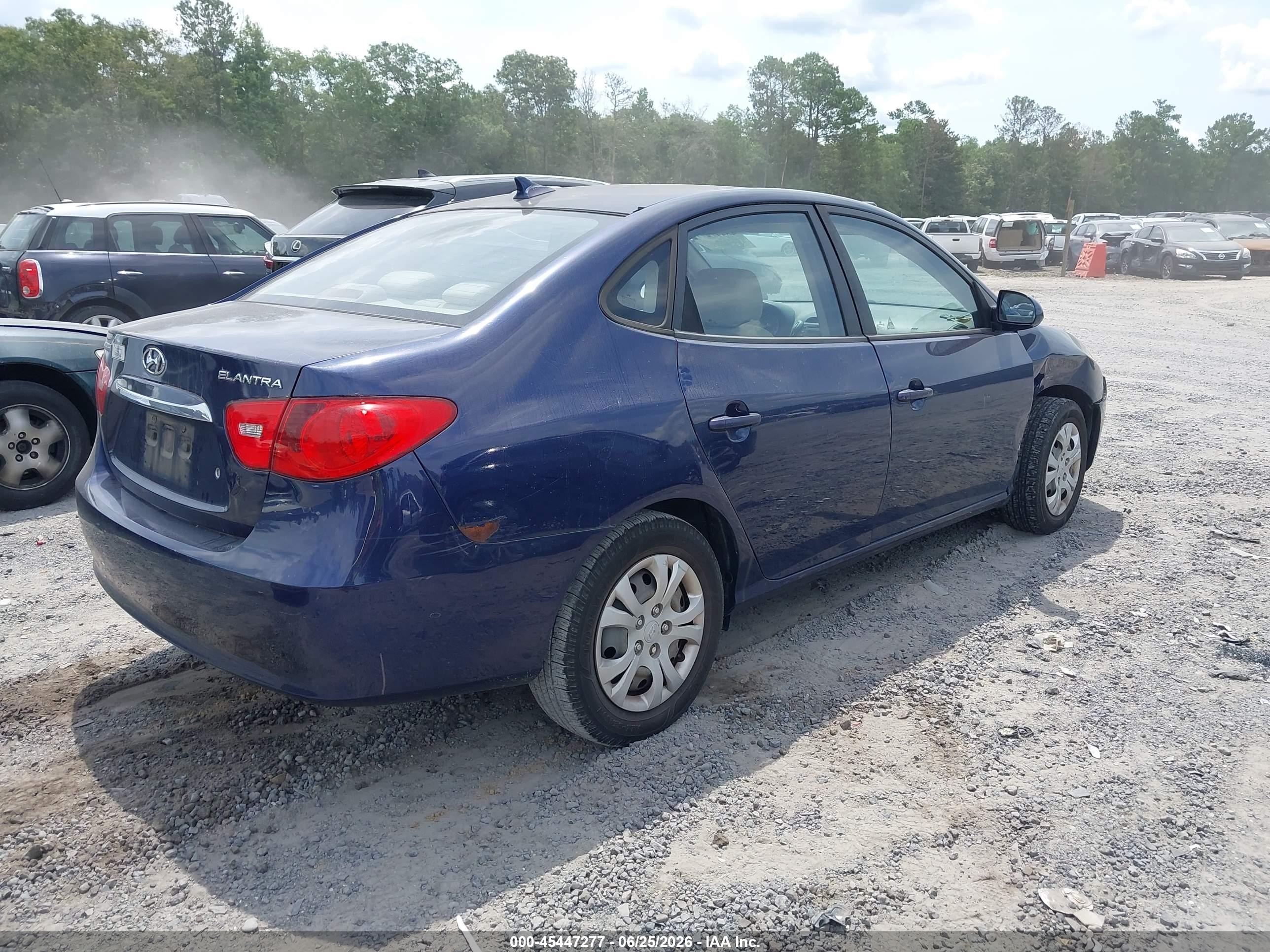 2010 Hyundai Elantra Gls Blue vin: KMHDU4AD2AU132312