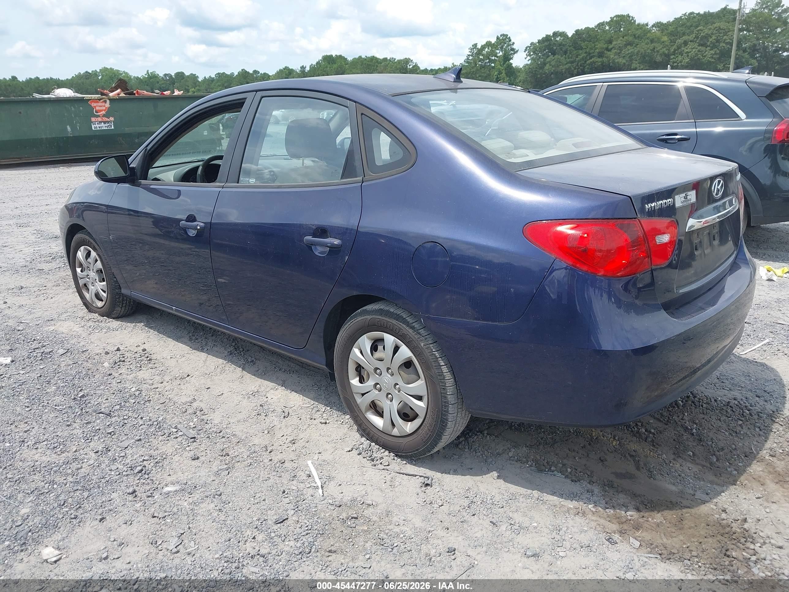 2010 Hyundai Elantra Gls Blue vin: KMHDU4AD2AU132312