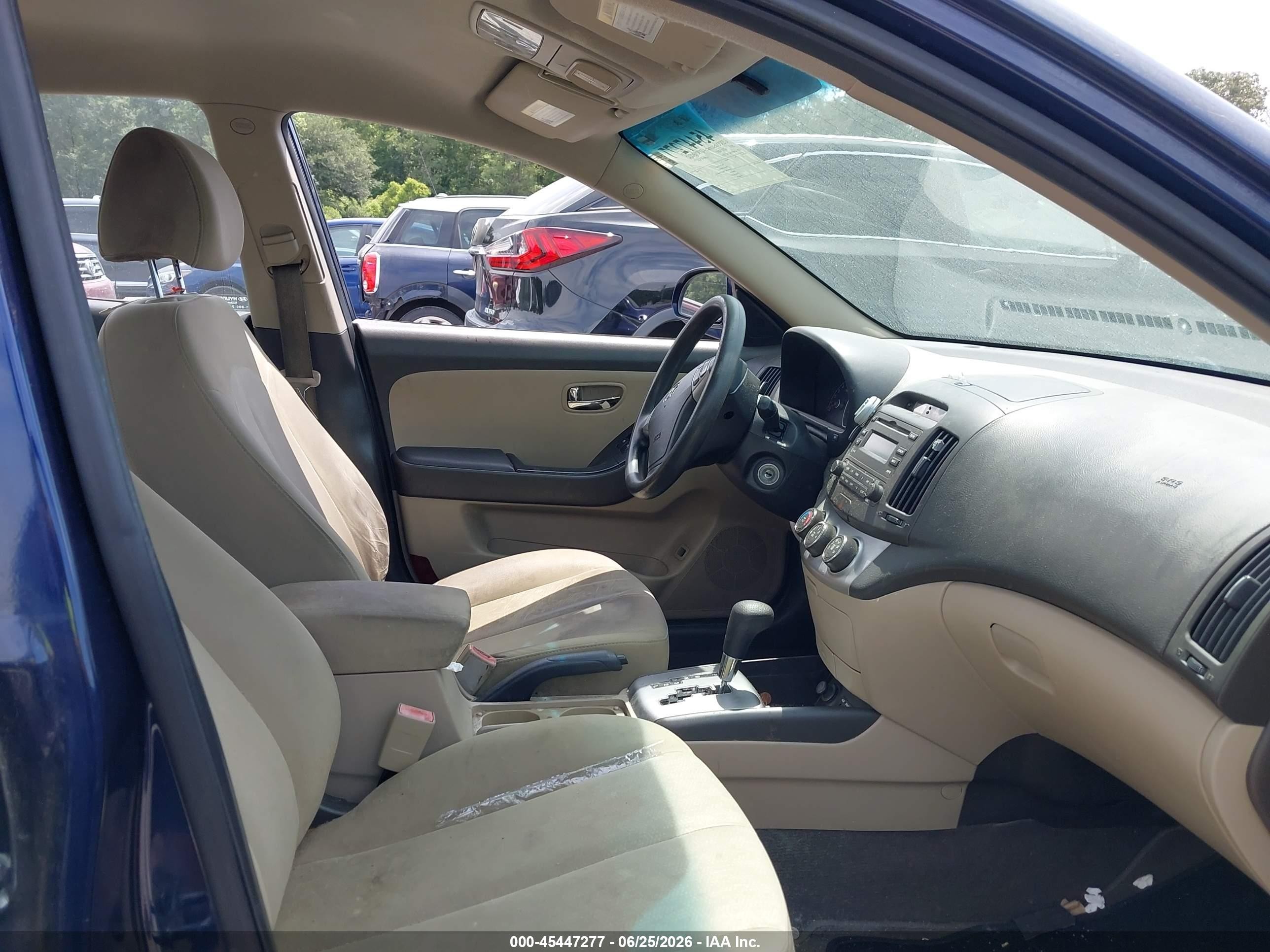 2010 Hyundai Elantra Gls Blue vin: KMHDU4AD2AU132312