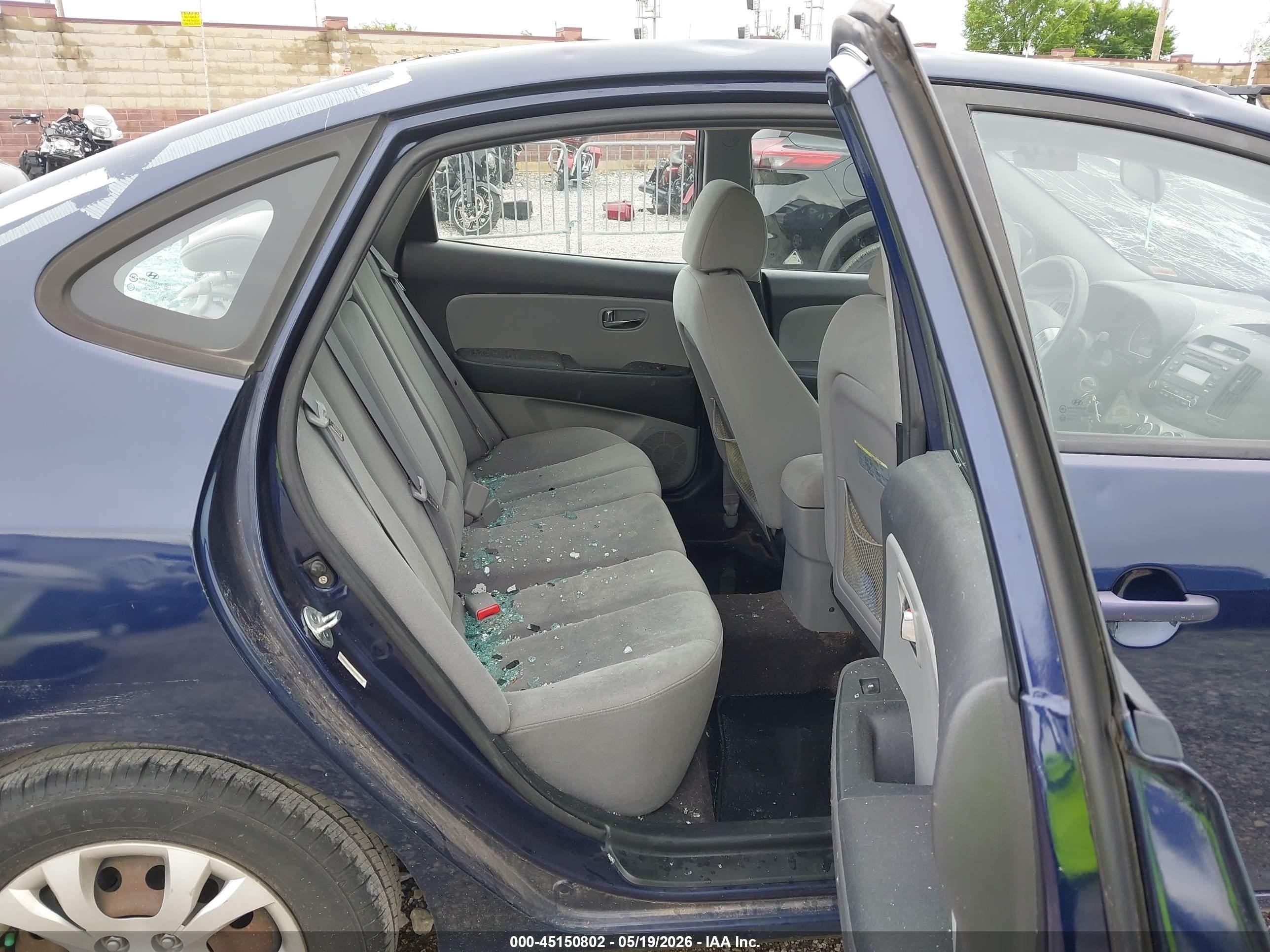2010 Hyundai Elantra Gls Blue vin: KMHDU4AD2AU133573