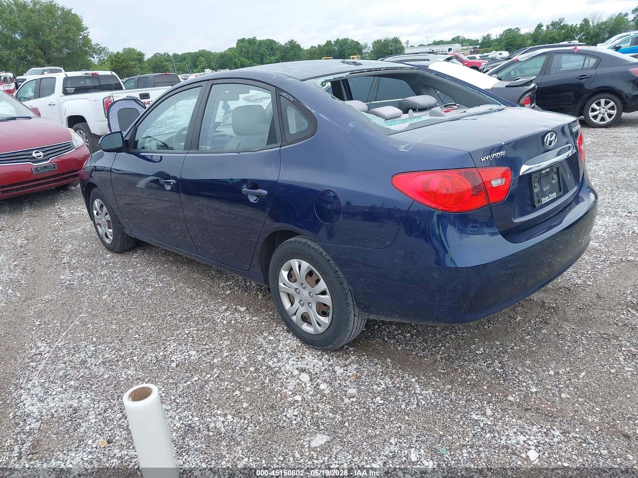2010 Hyundai Elantra Gls Blue vin: KMHDU4AD2AU133573