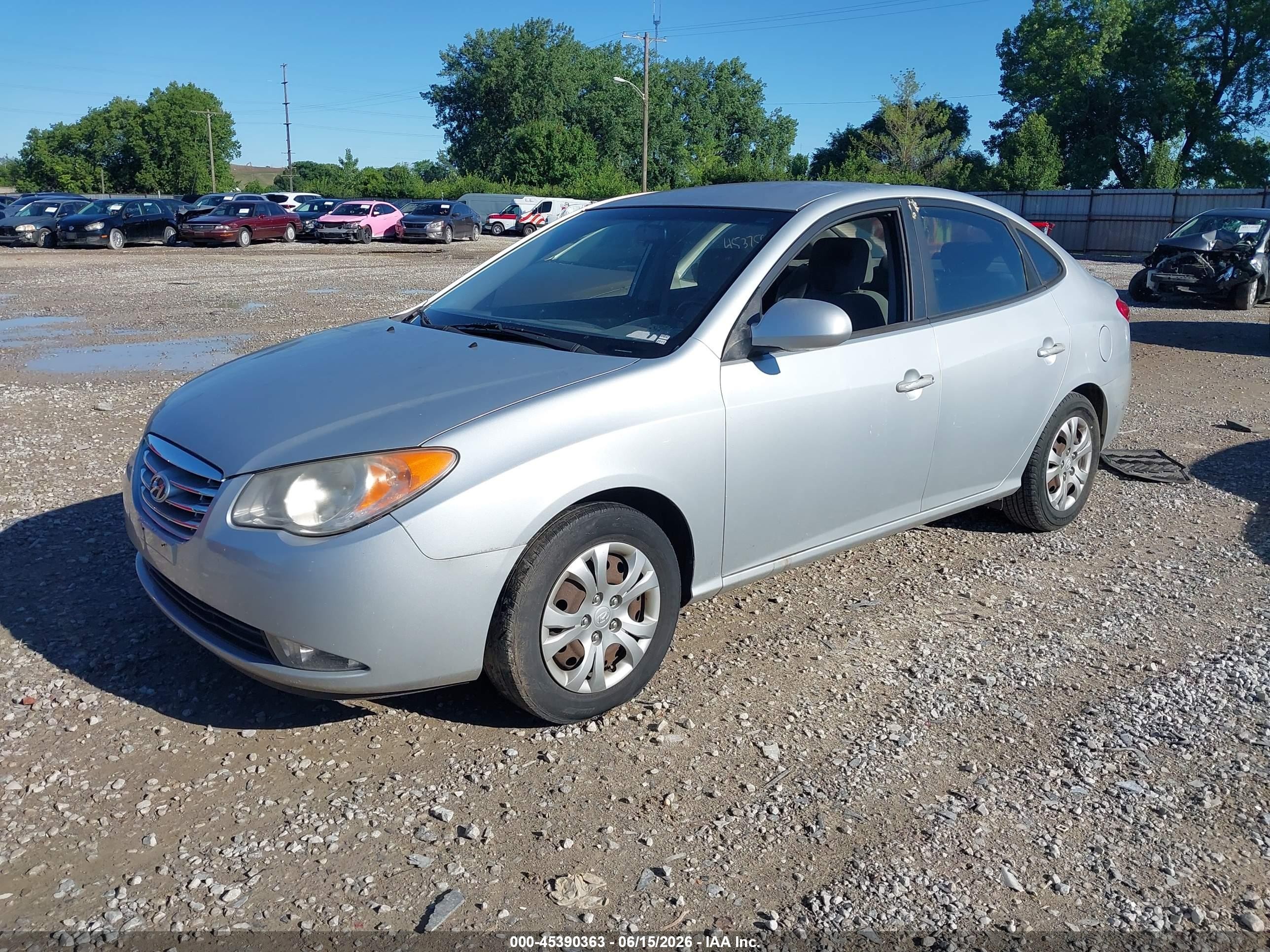 2010 Hyundai Elantra Gls Silver vin: KMHDU4AD2AU143066