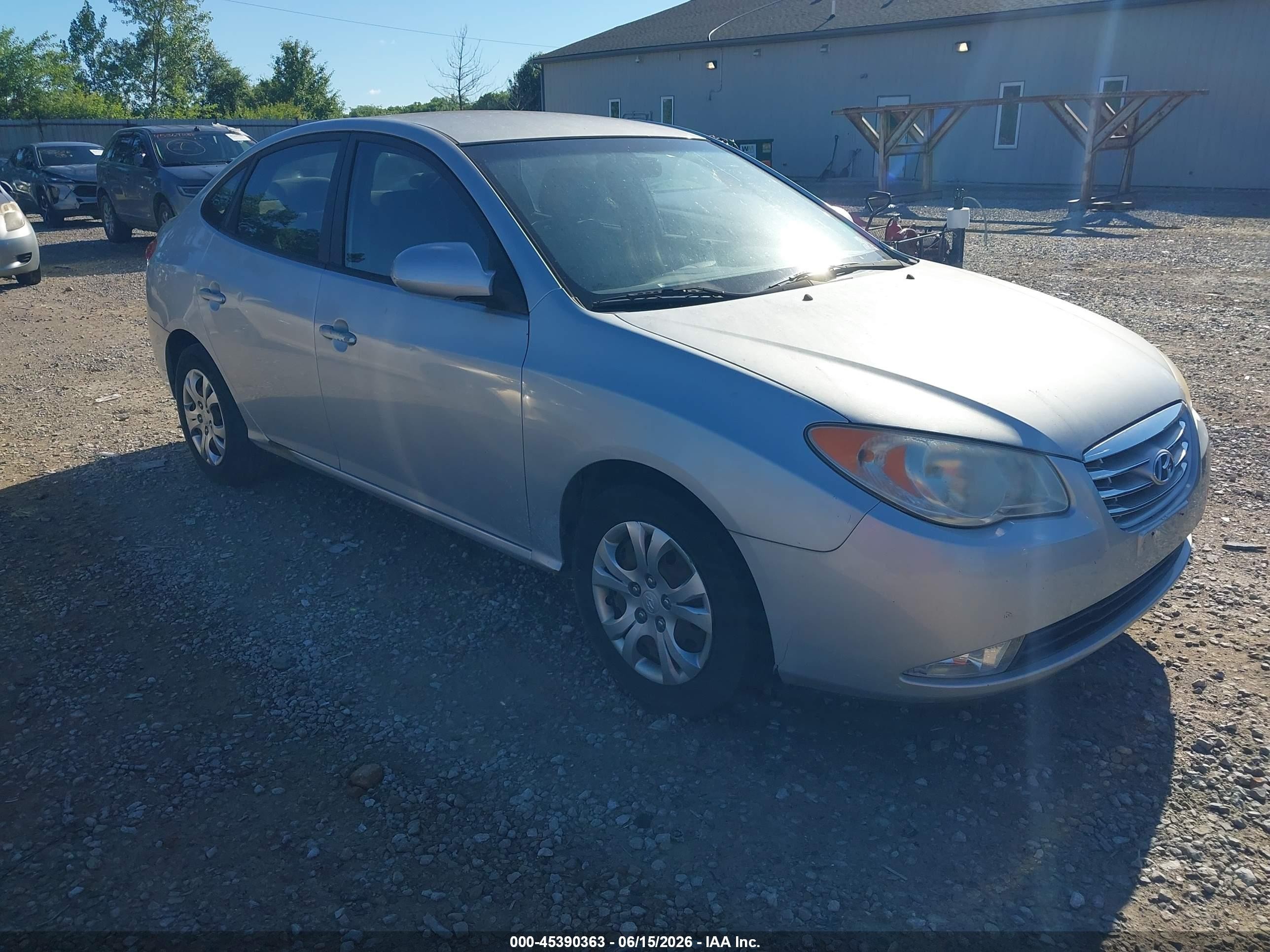 2010 Hyundai Elantra Gls Silver vin: KMHDU4AD2AU143066