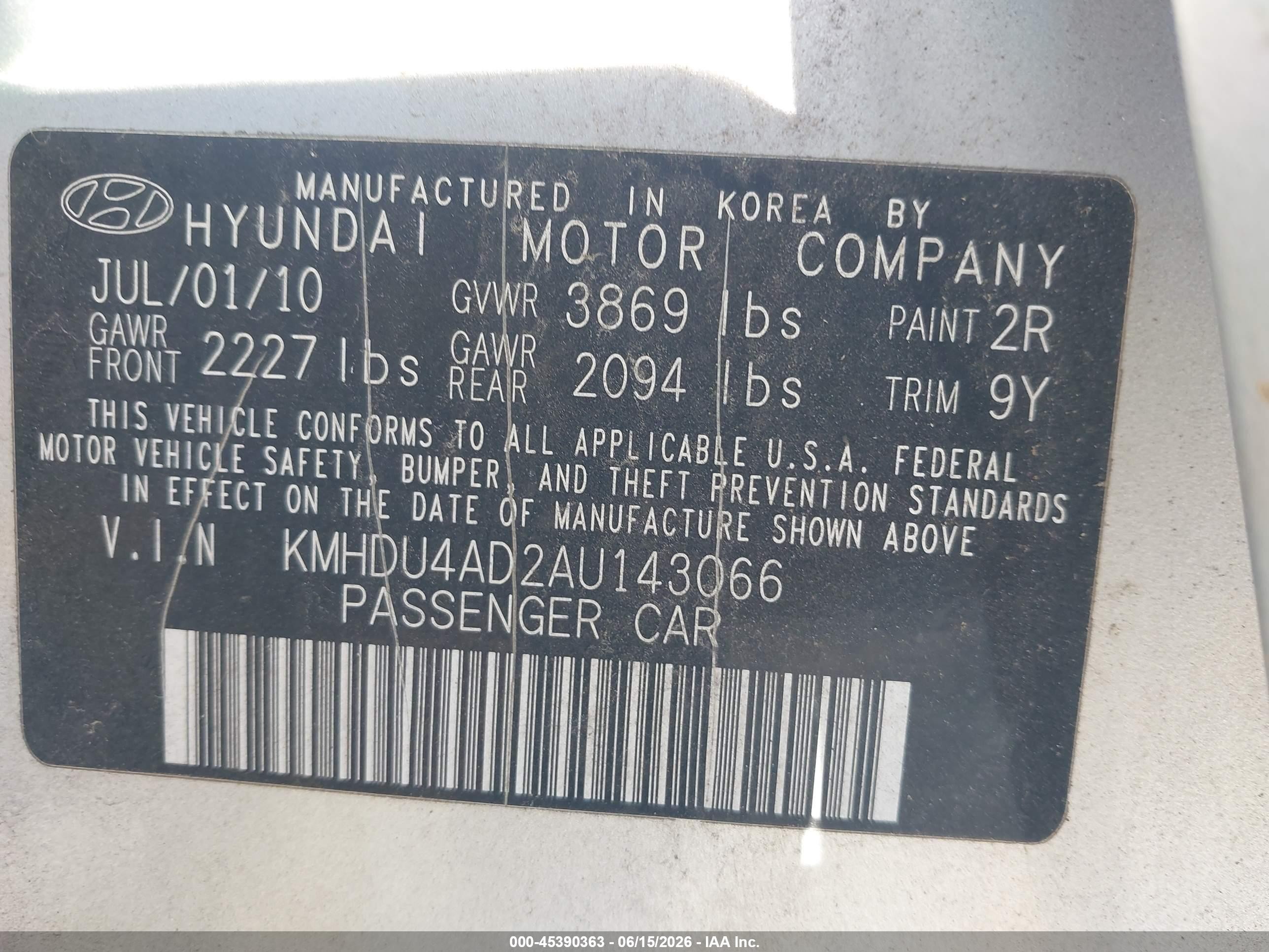 2010 Hyundai Elantra Gls Silver vin: KMHDU4AD2AU143066