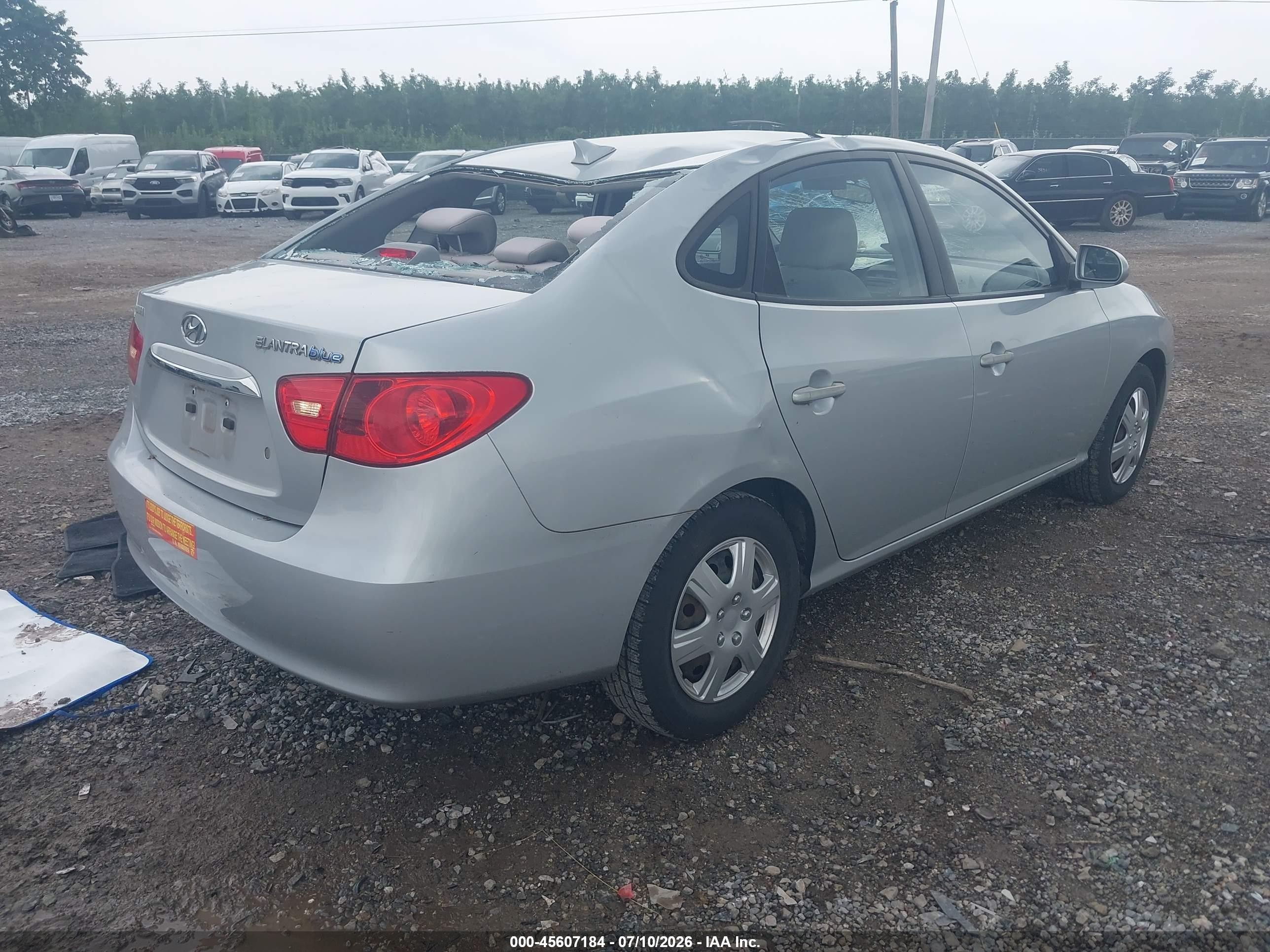 2010 Hyundai Elantra Blue Gray vin: KMHDU4AD2AU148753
