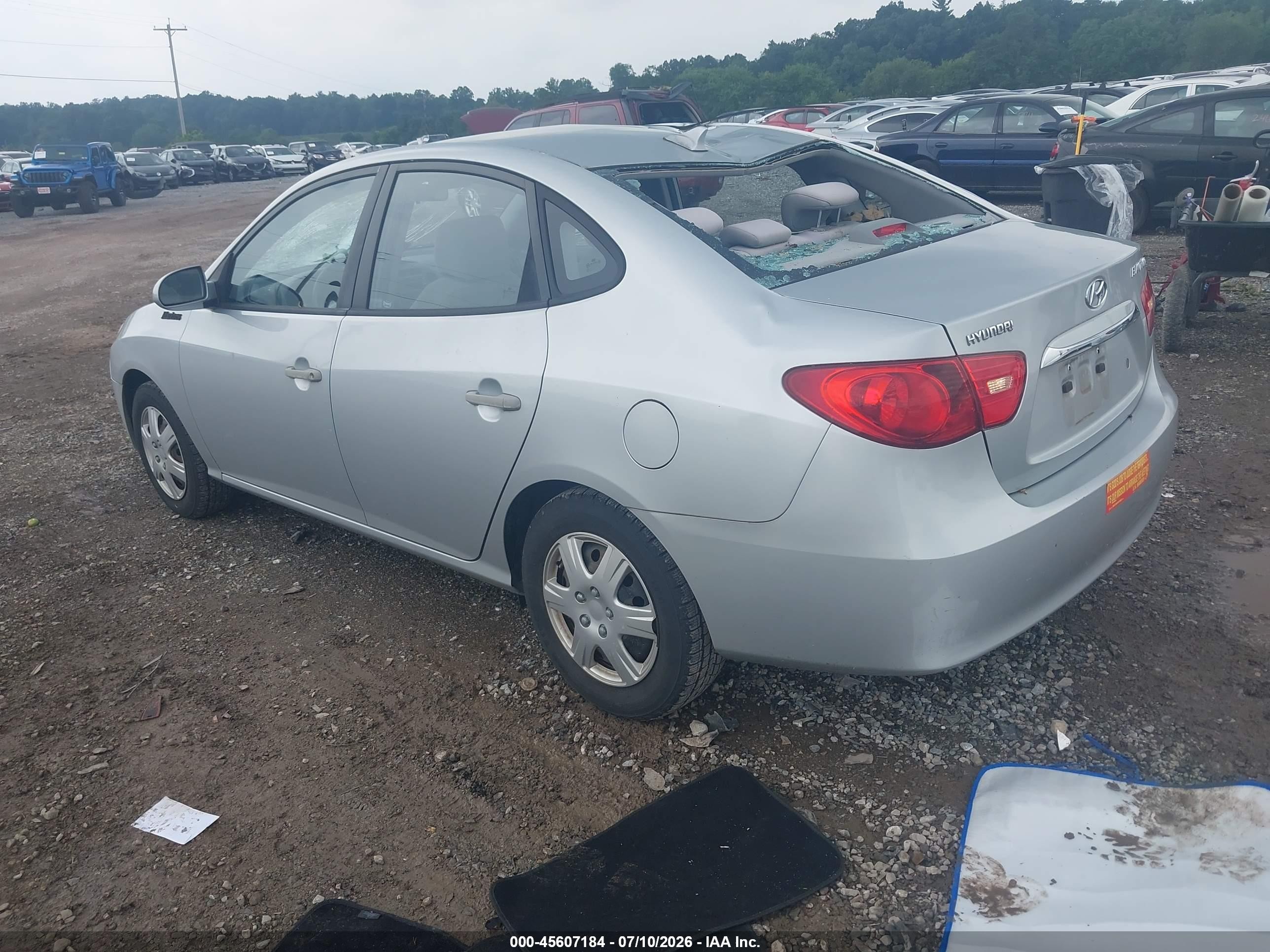2010 Hyundai Elantra Blue Gray vin: KMHDU4AD2AU148753