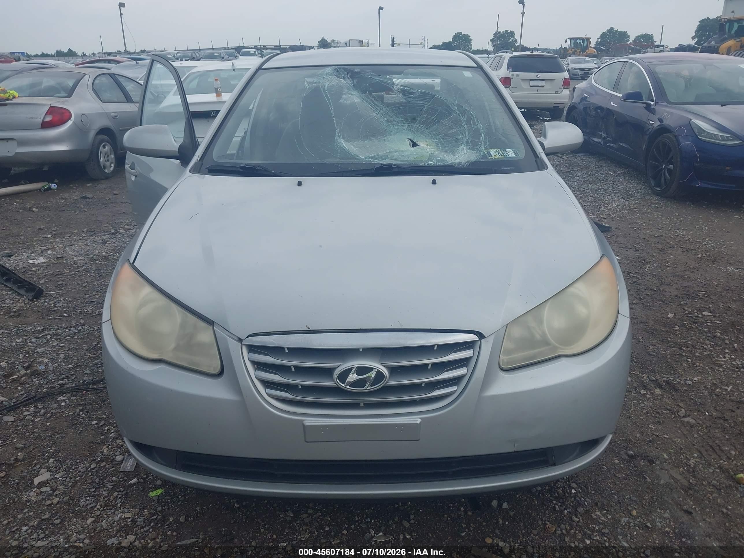 2010 Hyundai Elantra Blue Gray vin: KMHDU4AD2AU148753