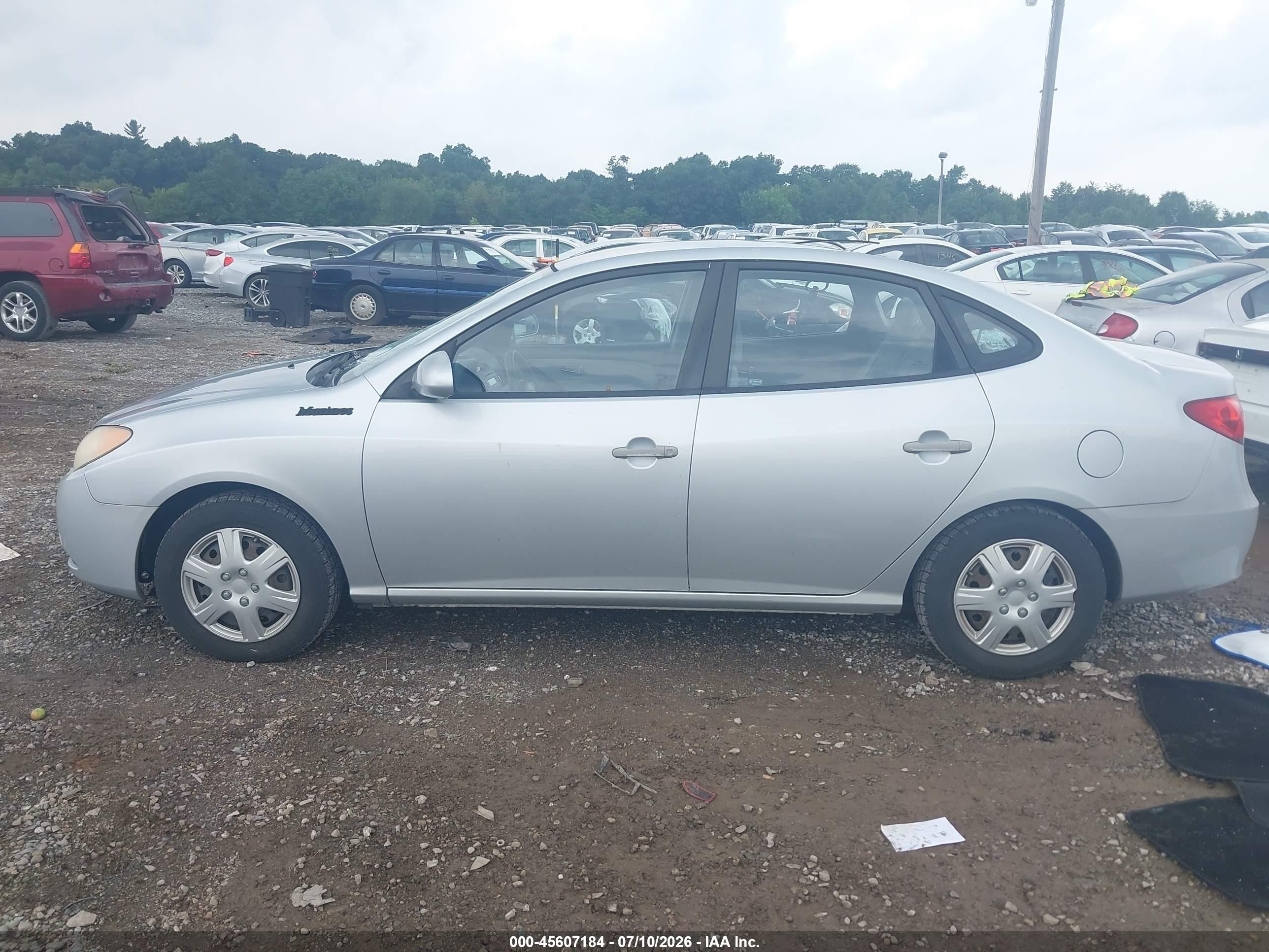 2010 Hyundai Elantra Blue Gray vin: KMHDU4AD2AU148753