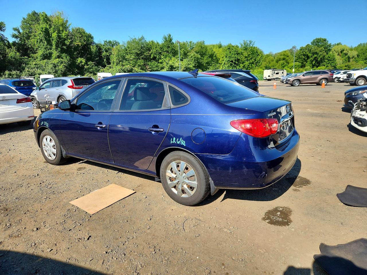 2010 Hyundai Elantra Gls Blue vin: KMHDU4AD2AU150261