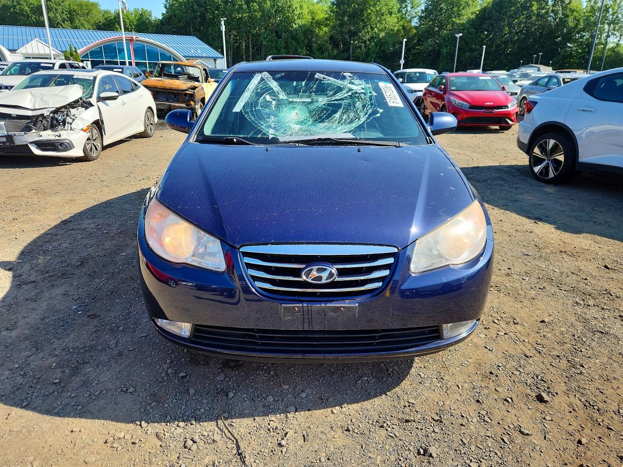 2010 Hyundai Elantra Gls Blue vin: KMHDU4AD2AU150261