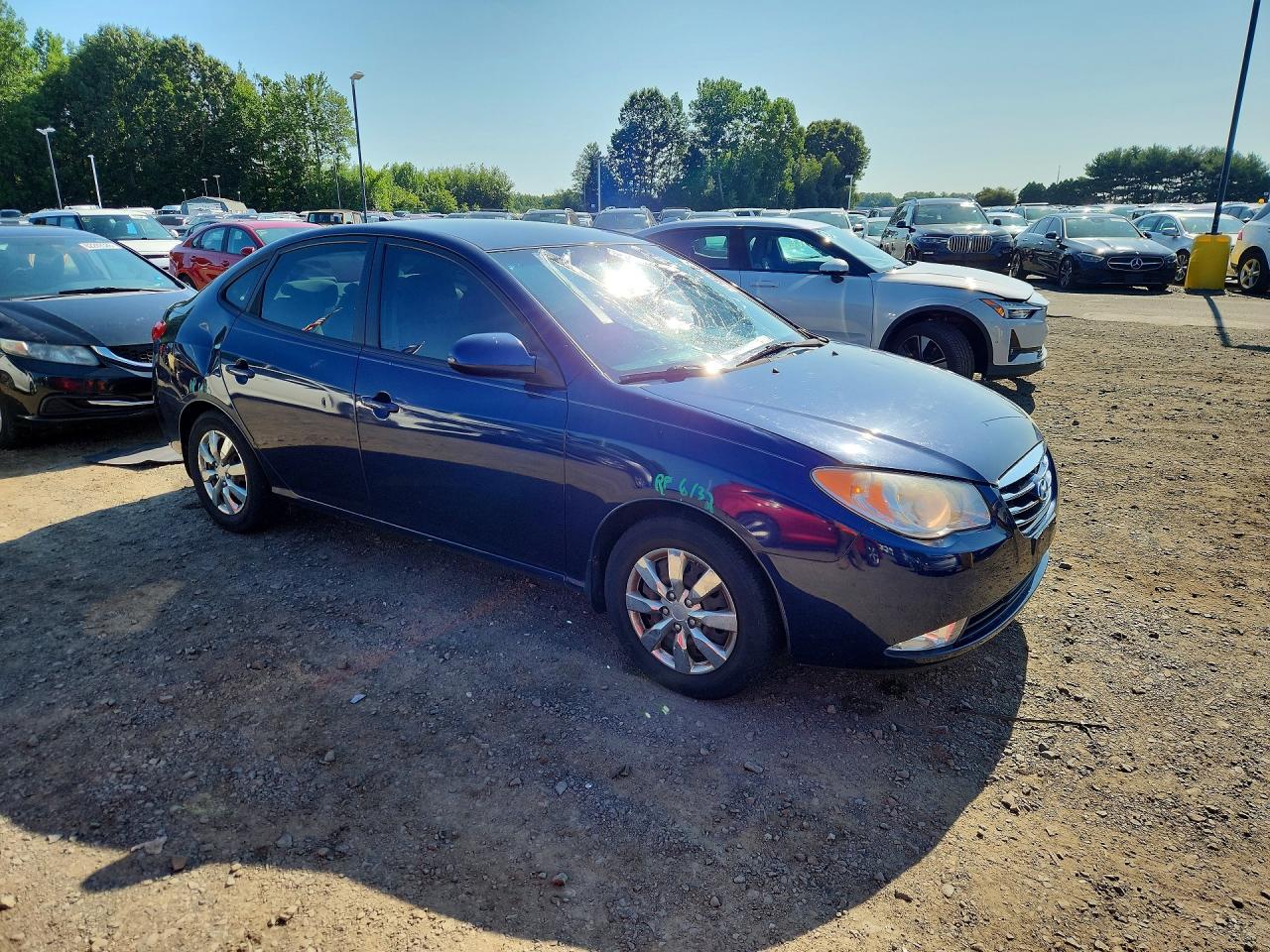 2010 Hyundai Elantra Gls Blue vin: KMHDU4AD2AU150261
