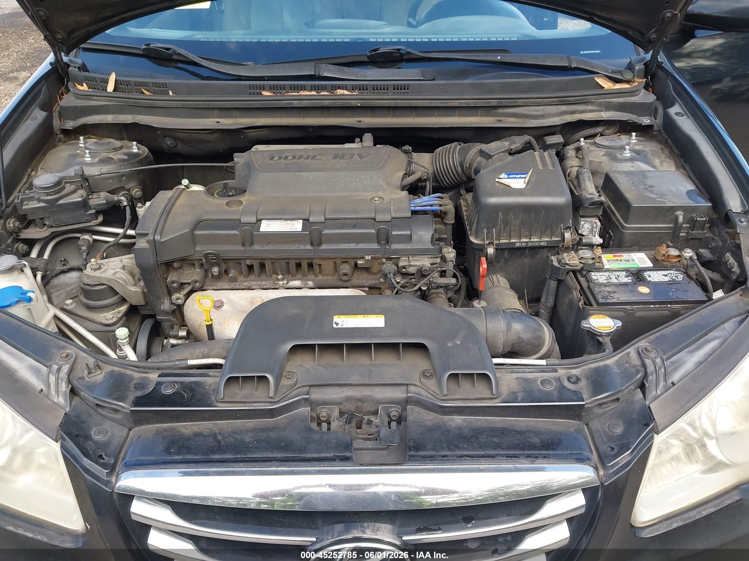2010 Hyundai Elantra Gls Черный vin: KMHDU4AD2AU152690