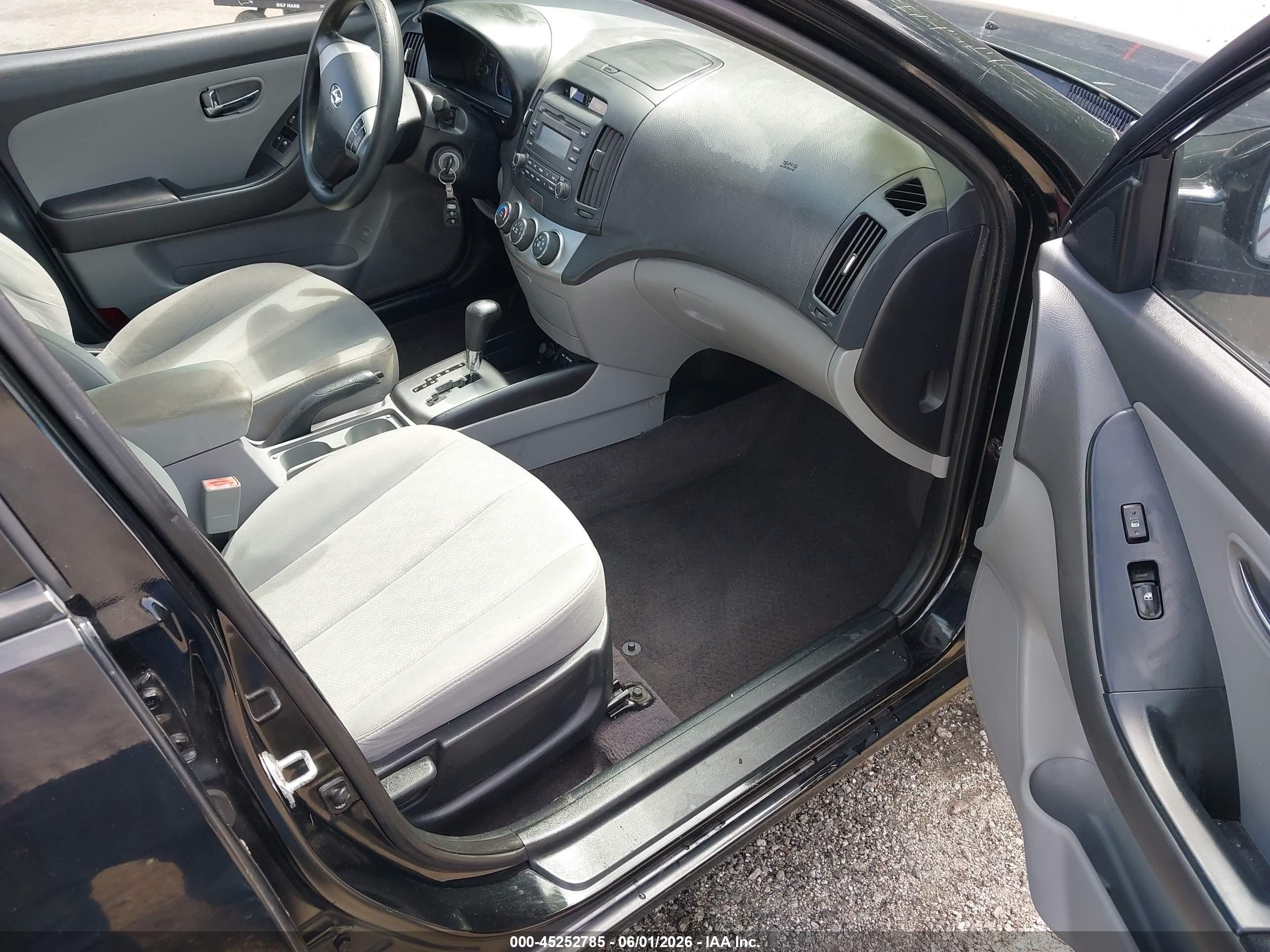 2010 Hyundai Elantra Gls Черный vin: KMHDU4AD2AU152690