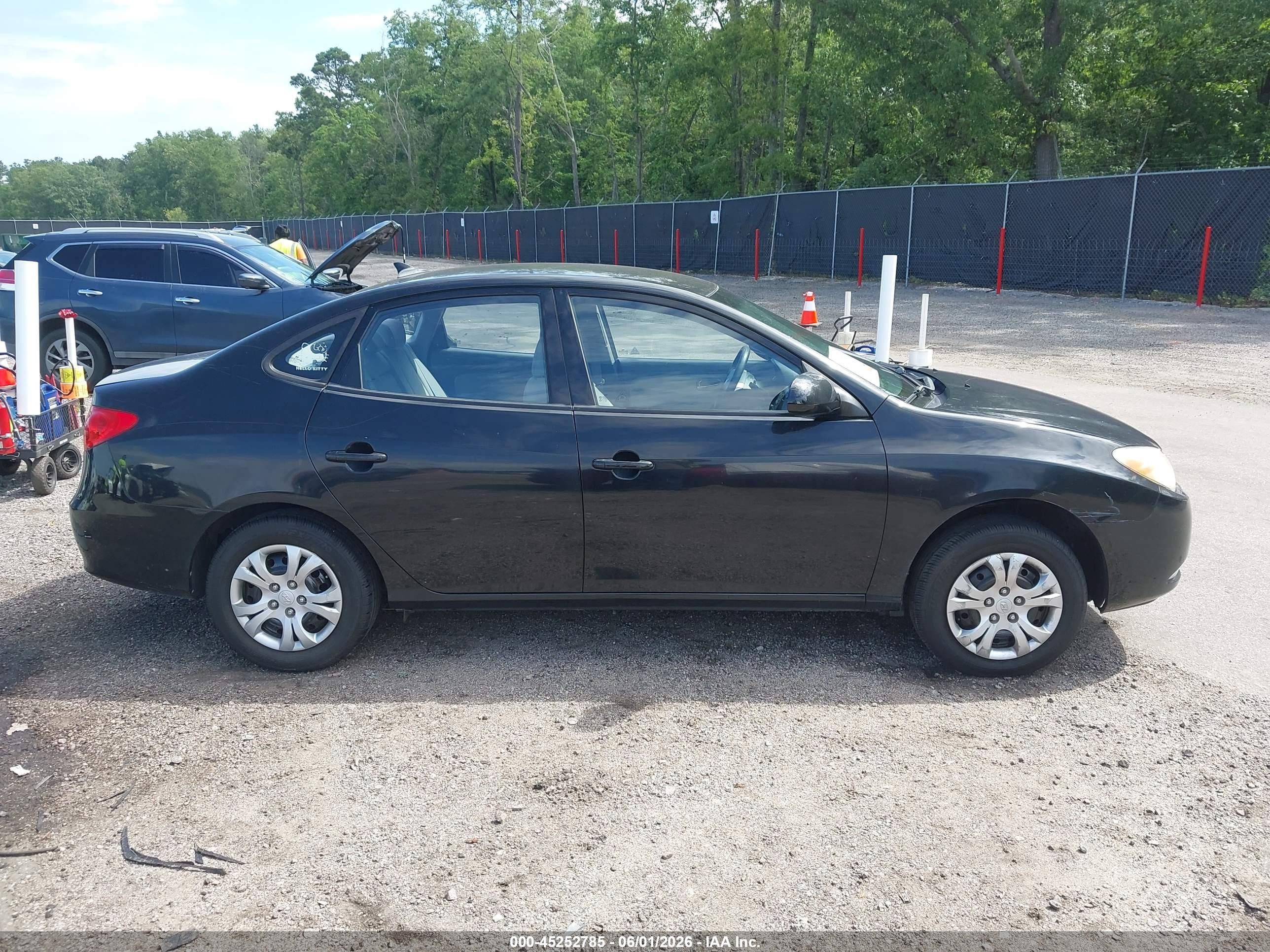 2010 Hyundai Elantra Gls Черный vin: KMHDU4AD2AU152690