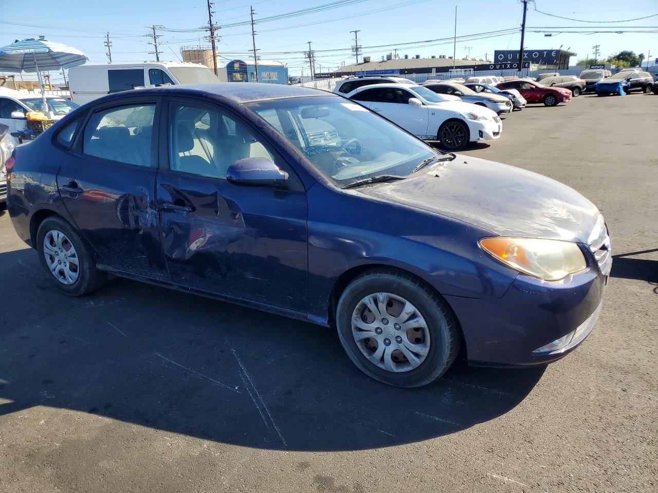 2010 Hyundai Elantra Gls Blue vin: KMHDU4AD2AU157985
