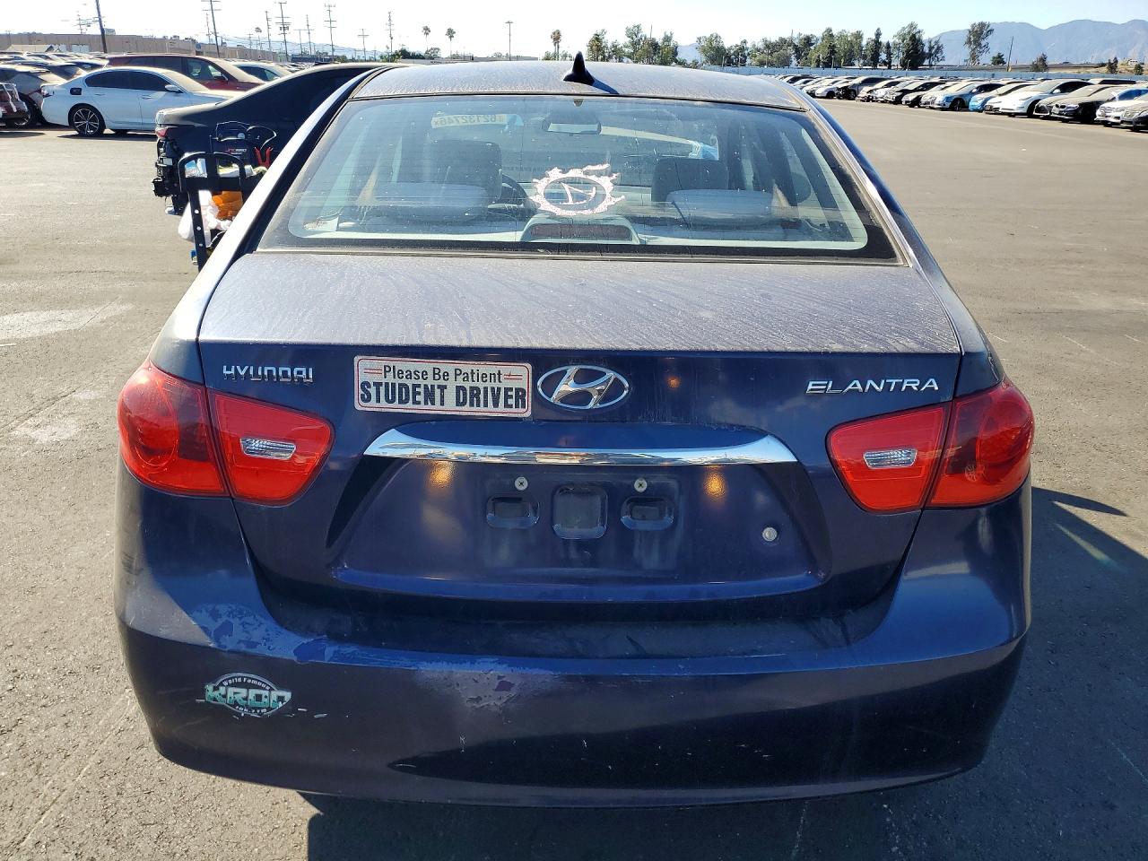 2010 Hyundai Elantra Gls Blue vin: KMHDU4AD2AU157985