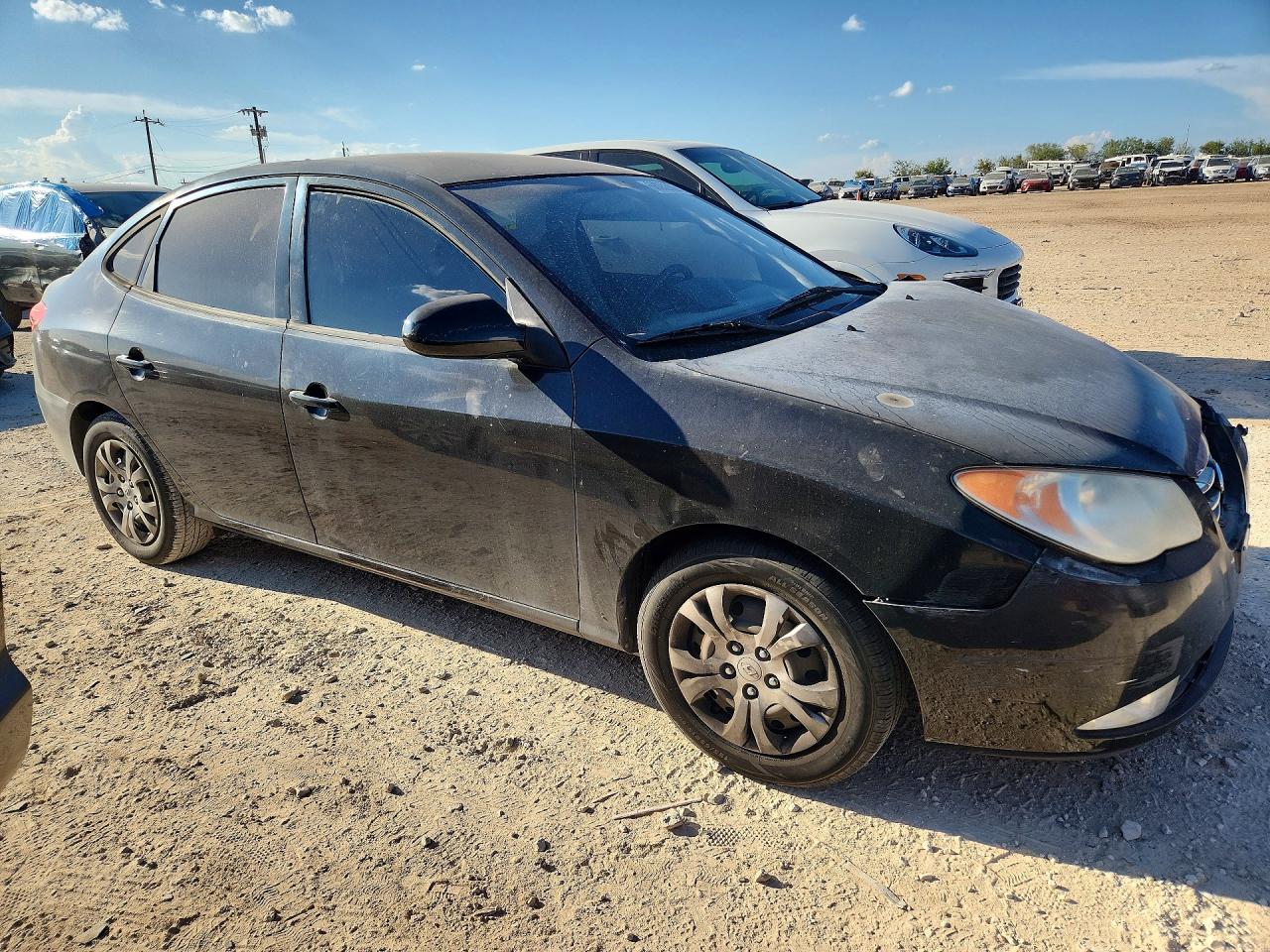 2010 Hyundai Elantra Gls Black vin: KMHDU4AD2AU160806