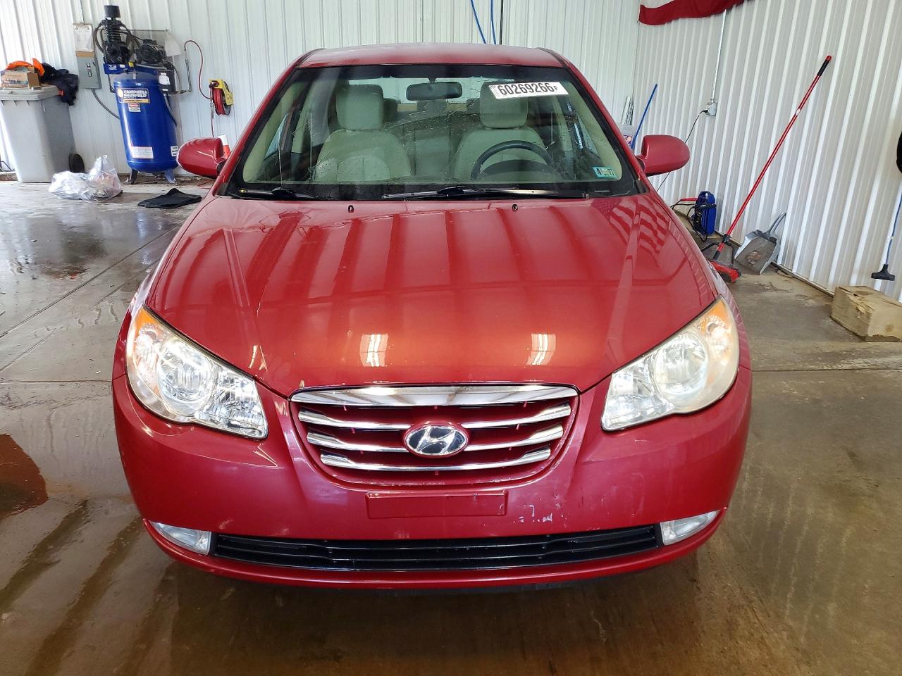 2010 Hyundai Elantra Gls Red vin: KMHDU4AD2AU161793