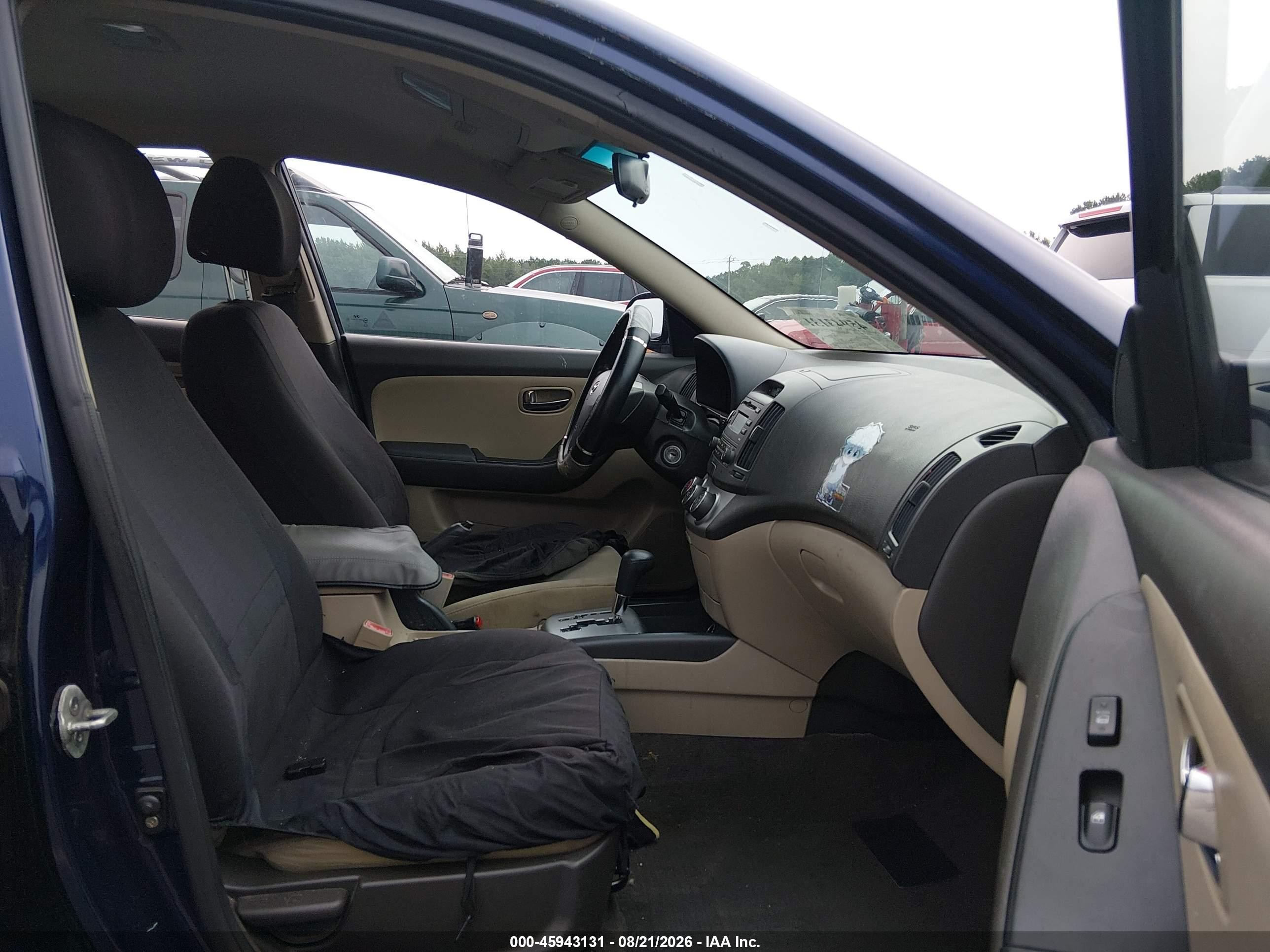 2010 Hyundai Elantra Gls Синий vin: KMHDU4AD2AU161910