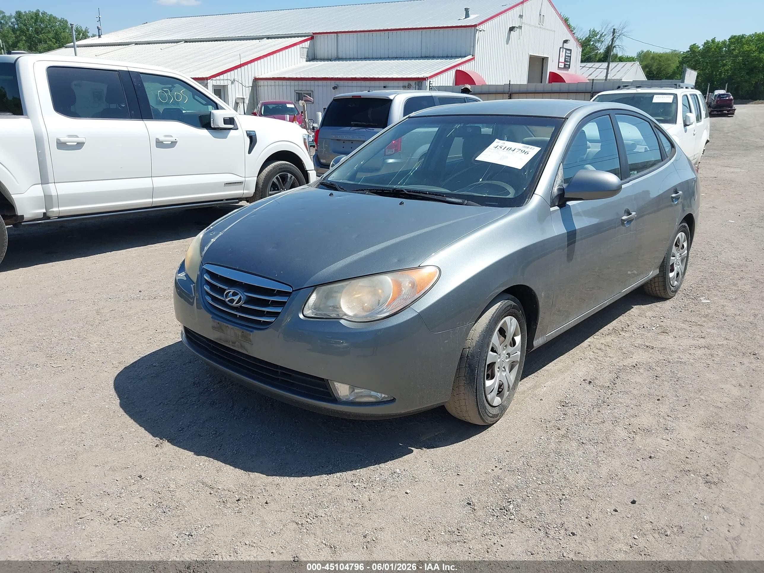 2010 Hyundai Elantra Gls Gray vin: KMHDU4AD2AU176469
