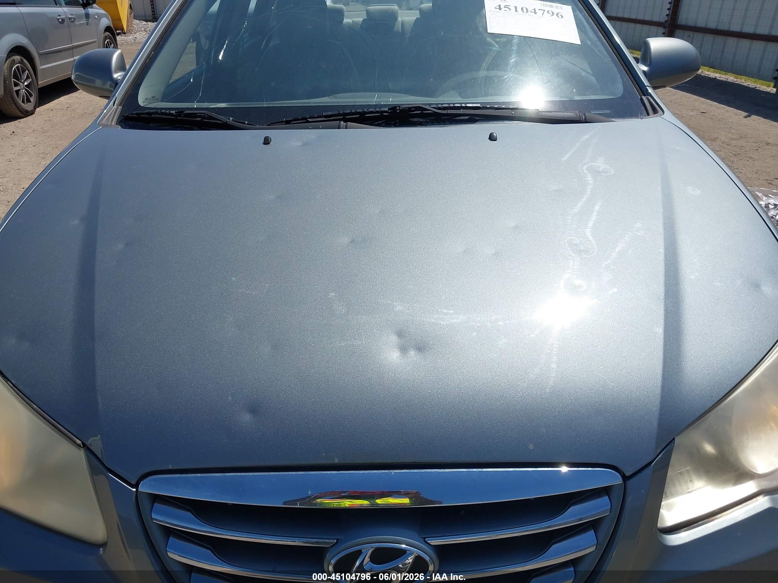 2010 Hyundai Elantra Gls Gray vin: KMHDU4AD2AU176469