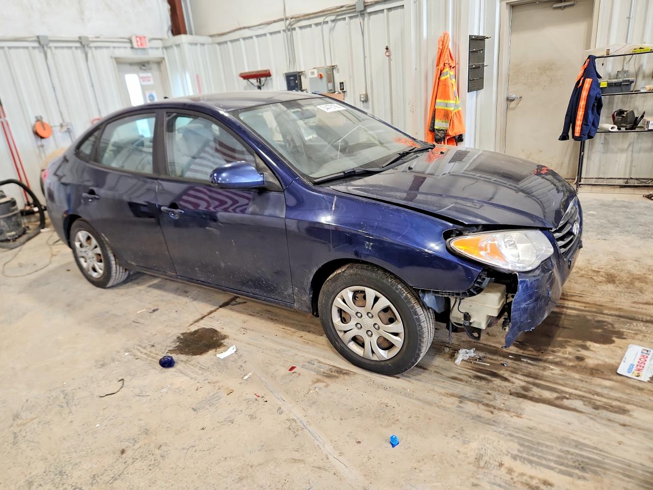 2010 Hyundai Elantra Gls Синий vin: KMHDU4AD2AU180523