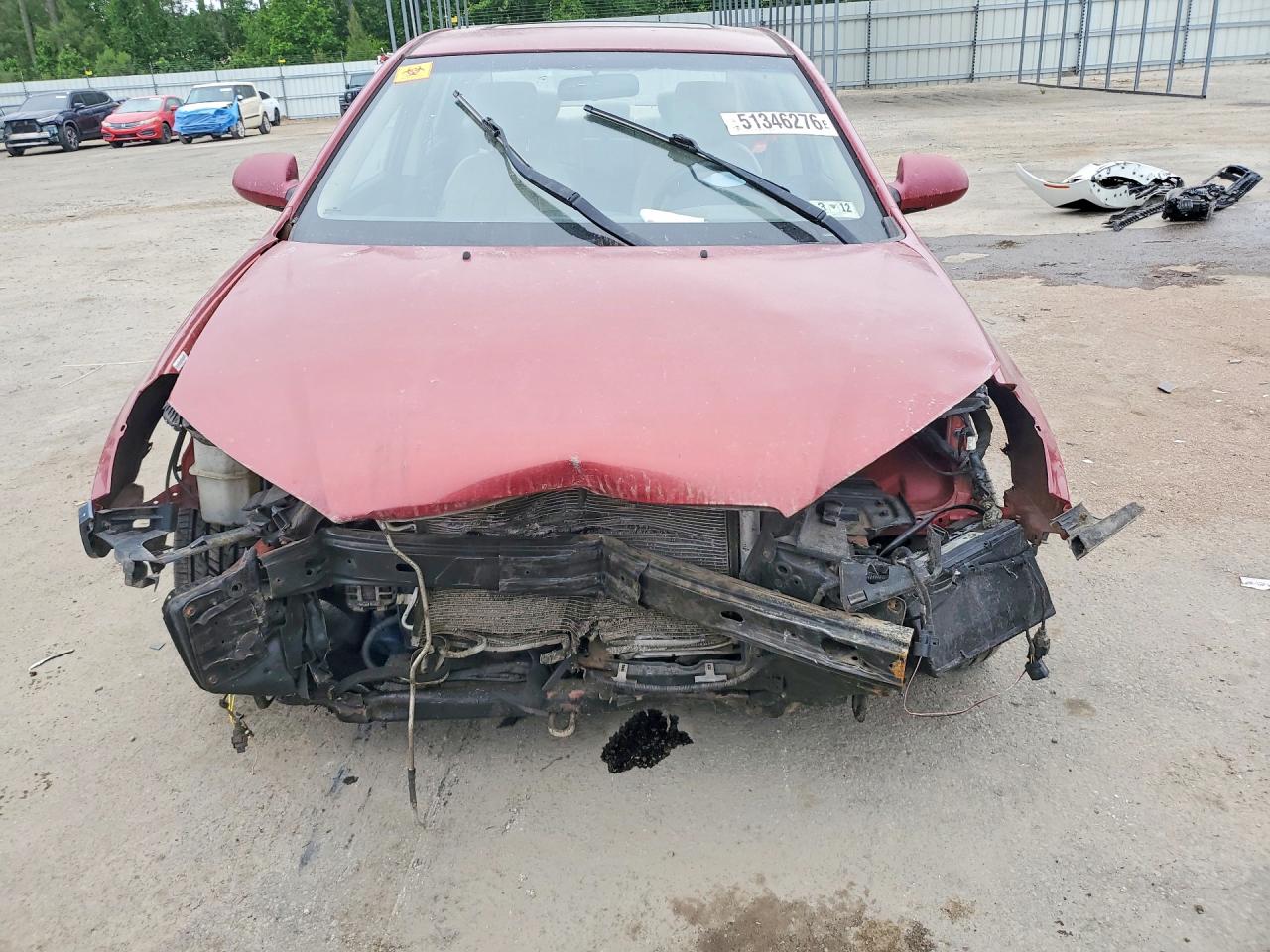 2010 Hyundai Elantra Gls Burgundy vin: KMHDU4AD2AU182966