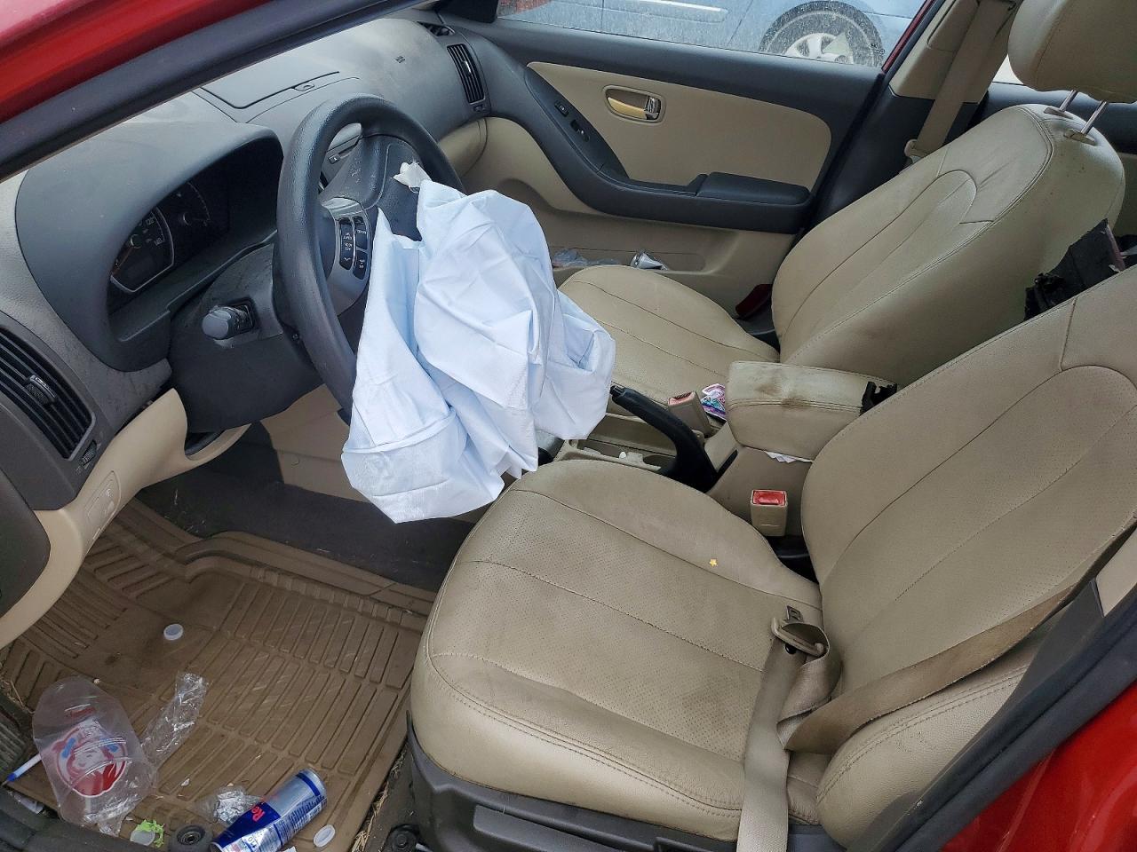 2010 Hyundai Elantra Gls Burgundy vin: KMHDU4AD2AU182966
