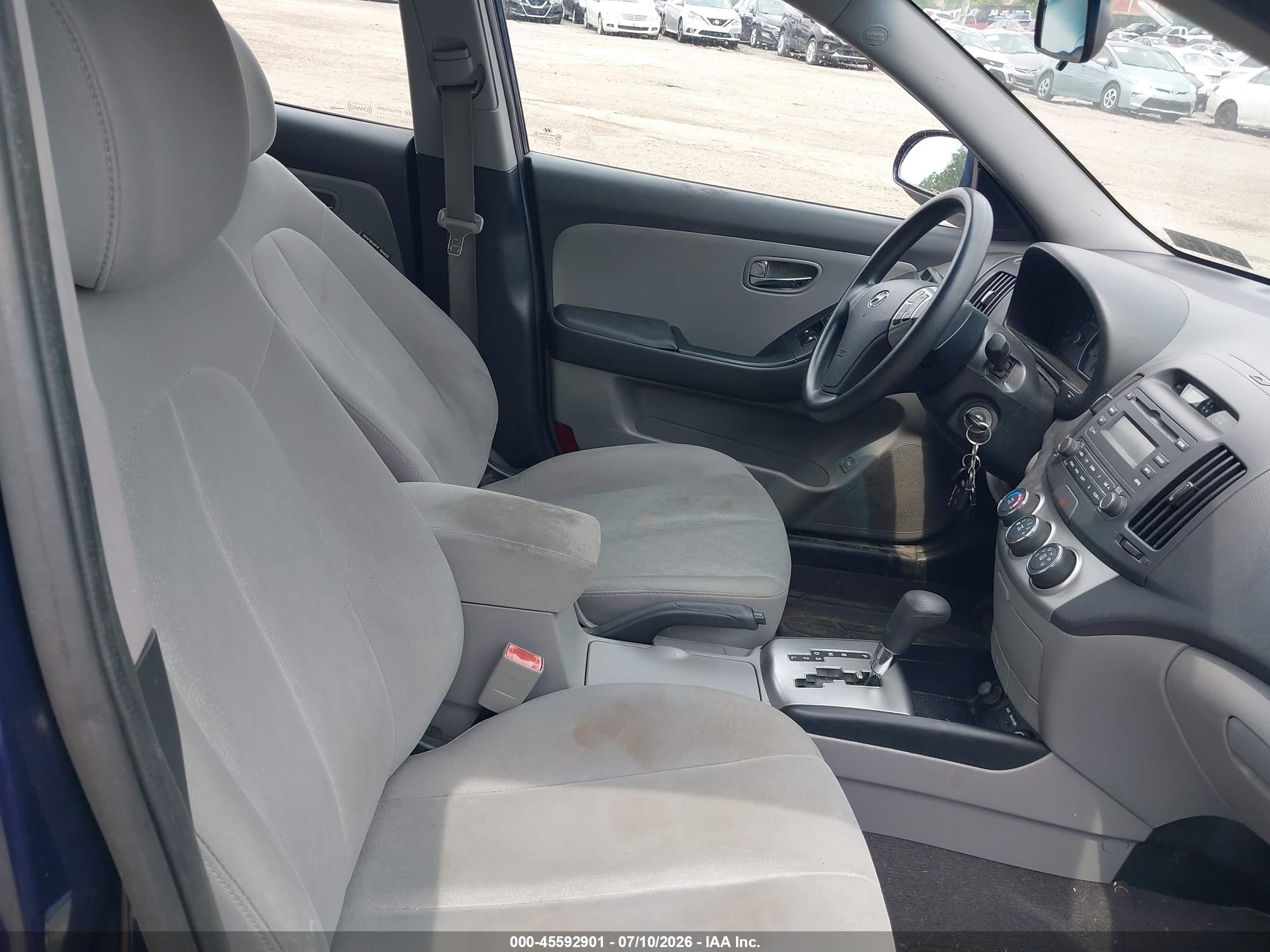2010 Hyundai Elantra Gls Blue vin: KMHDU4AD2AU195930