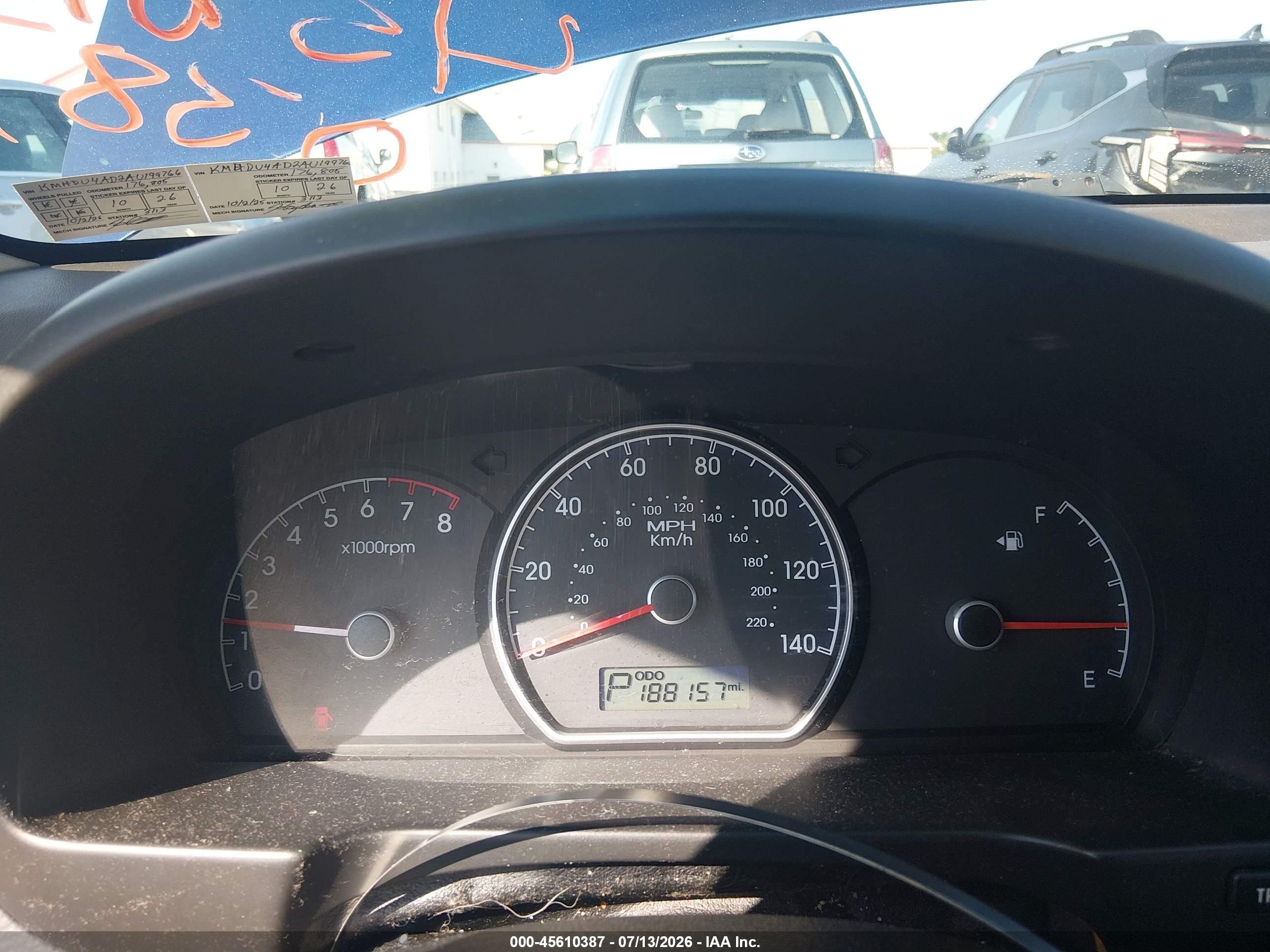 2010 Hyundai Elantra Gls Blue vin: KMHDU4AD2AU199766
