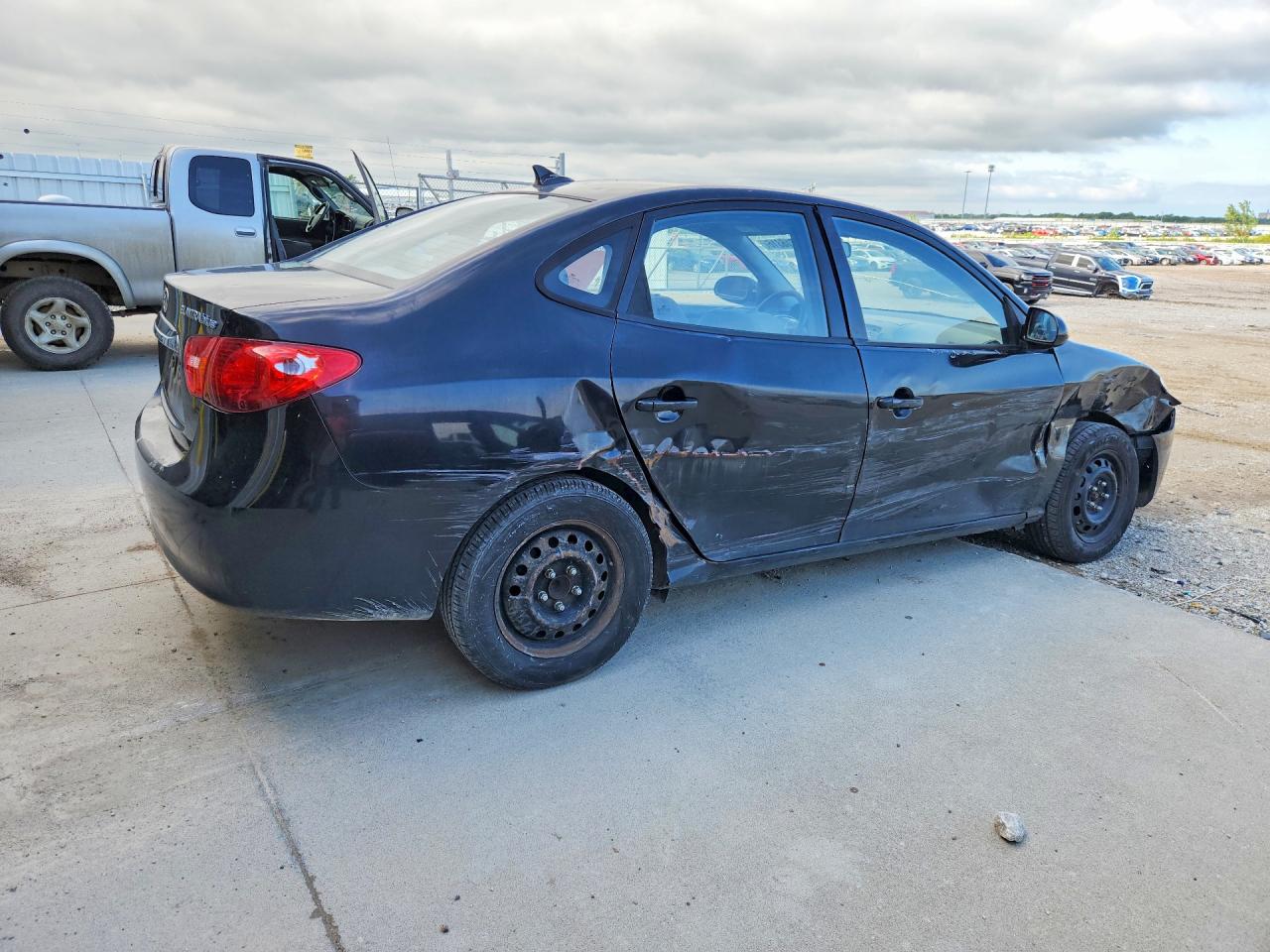 2010 Hyundai Elantra Blue Черный vin: KMHDU4AD2AU203248