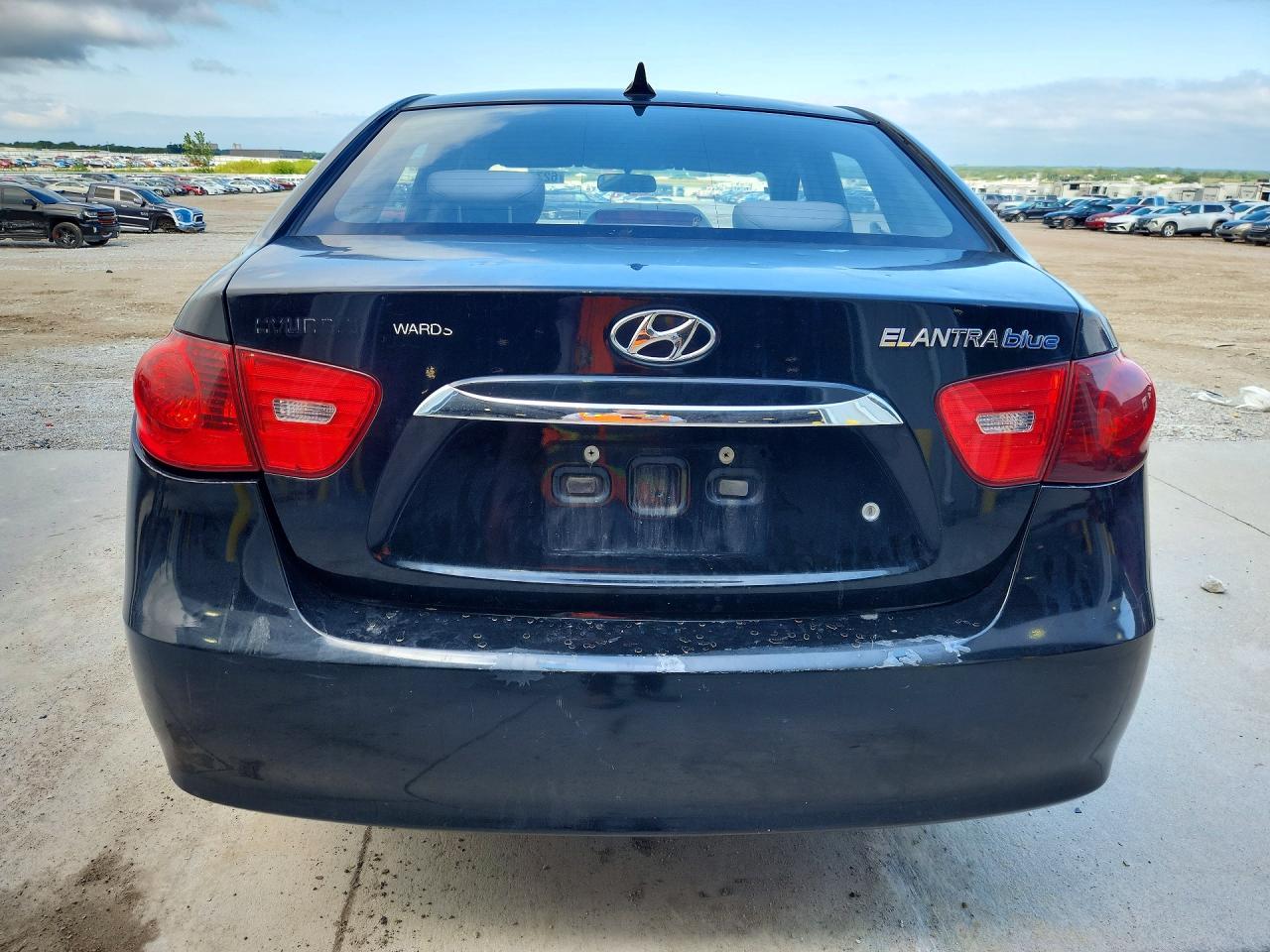 2010 Hyundai Elantra Blue Черный vin: KMHDU4AD2AU203248