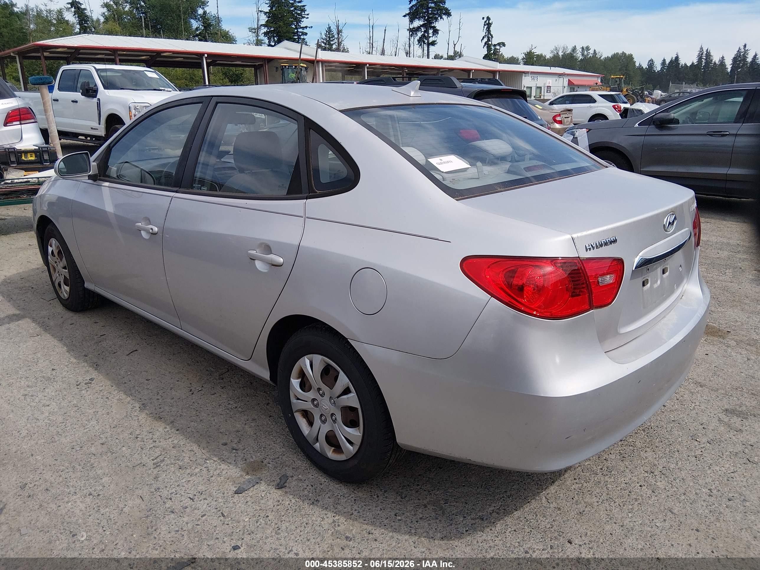 2010 Hyundai Elantra Gls Серебряный vin: KMHDU4AD2AU206974
