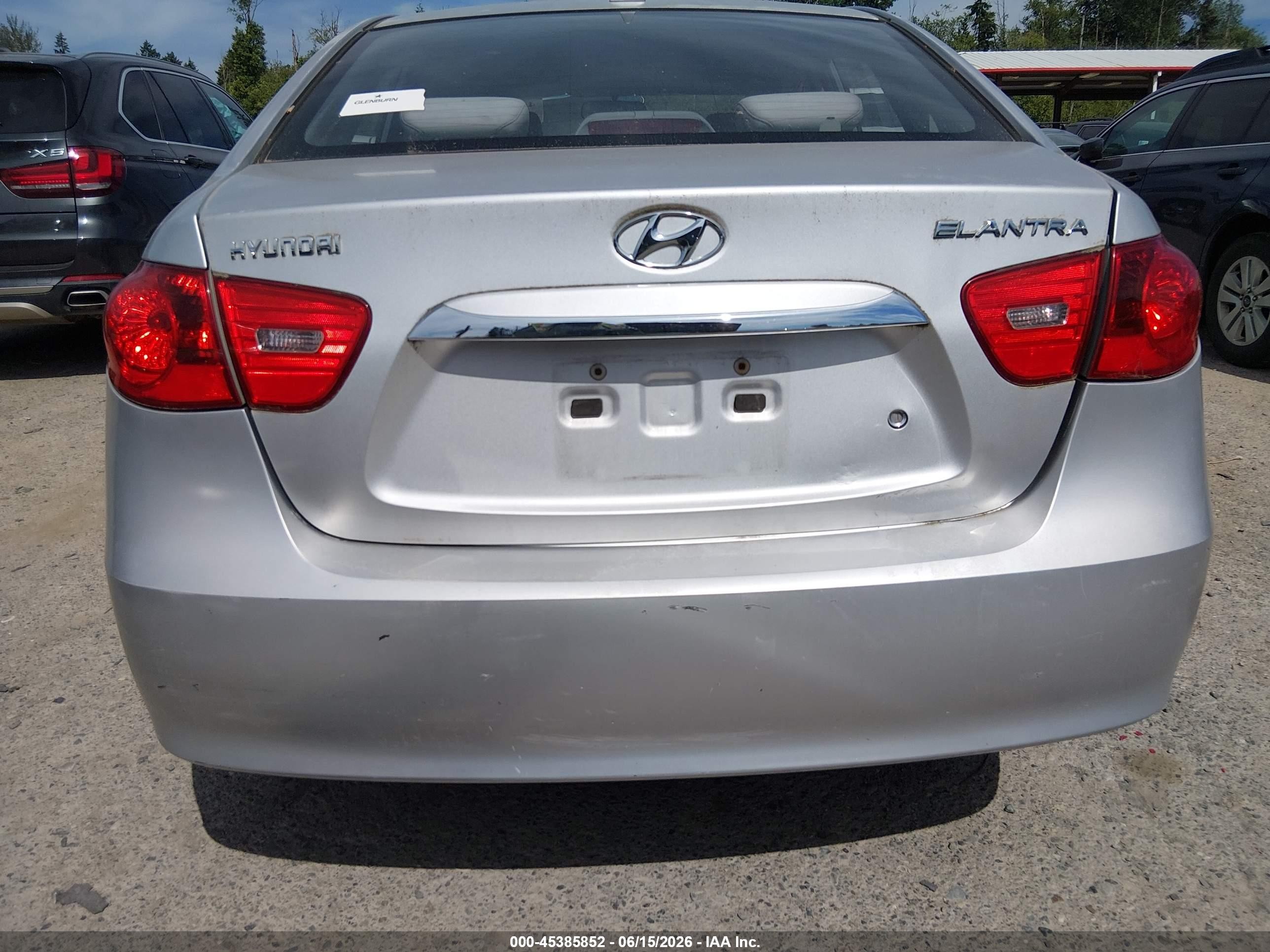 2010 Hyundai Elantra Gls Серебряный vin: KMHDU4AD2AU206974
