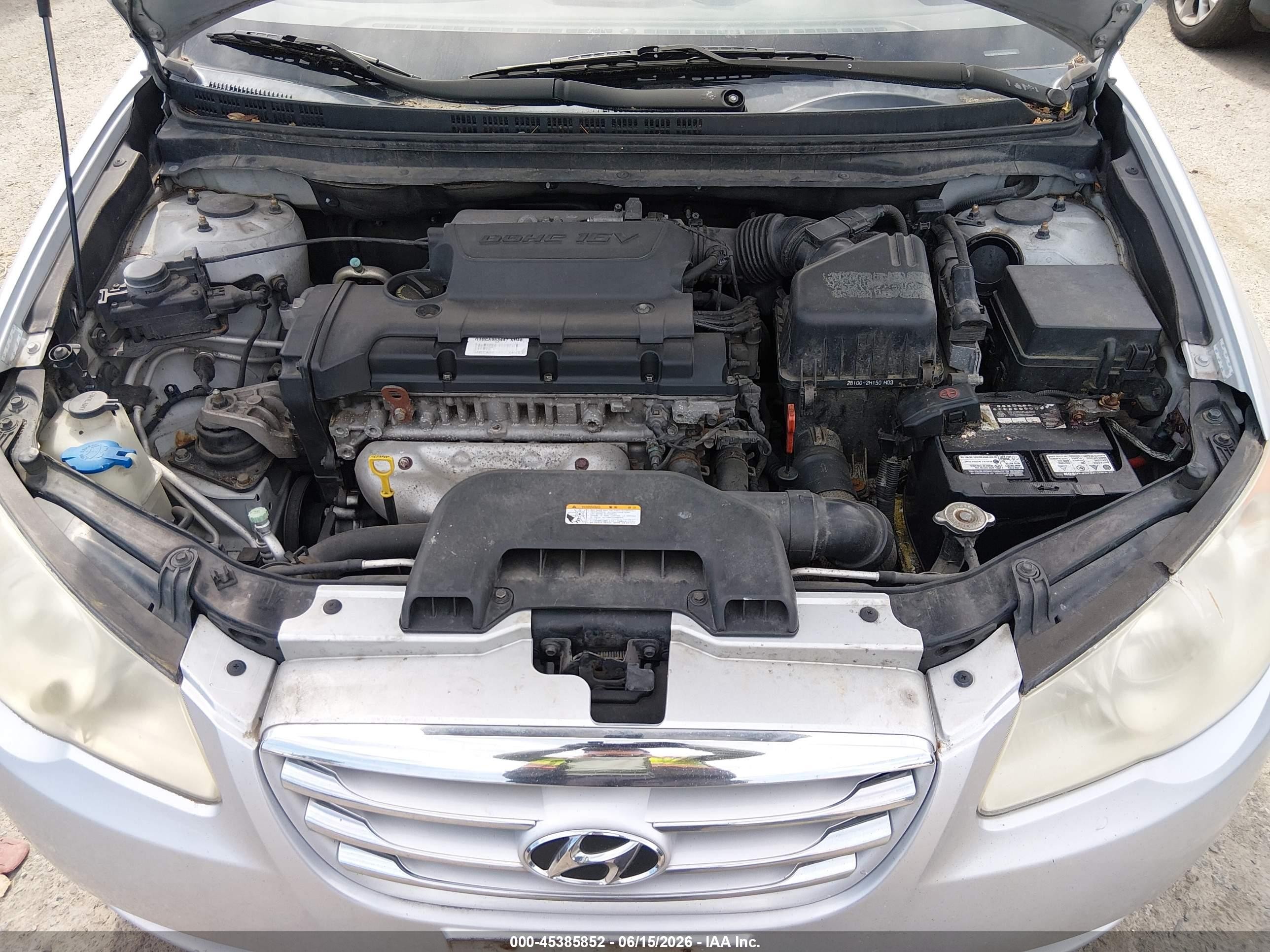 2010 Hyundai Elantra Gls Серебряный vin: KMHDU4AD2AU206974