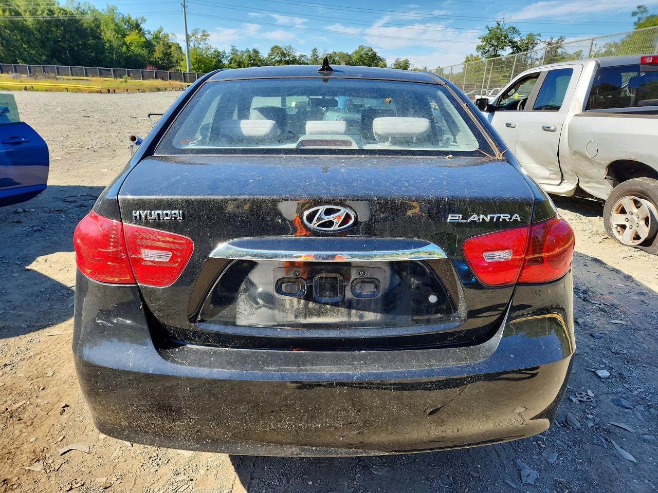 2010 Hyundai Elantra Gls Black vin: KMHDU4AD2AU210023
